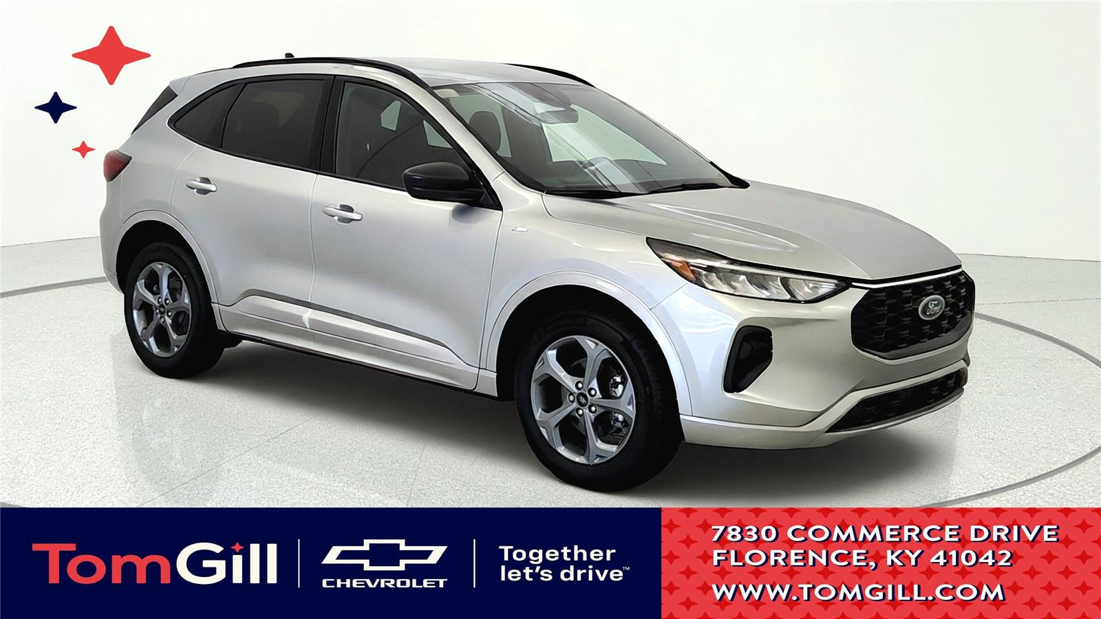Iconic Silver 2024 Ford Escape SUV / Crossover All-Wheel Drive 8-Speed Automatic