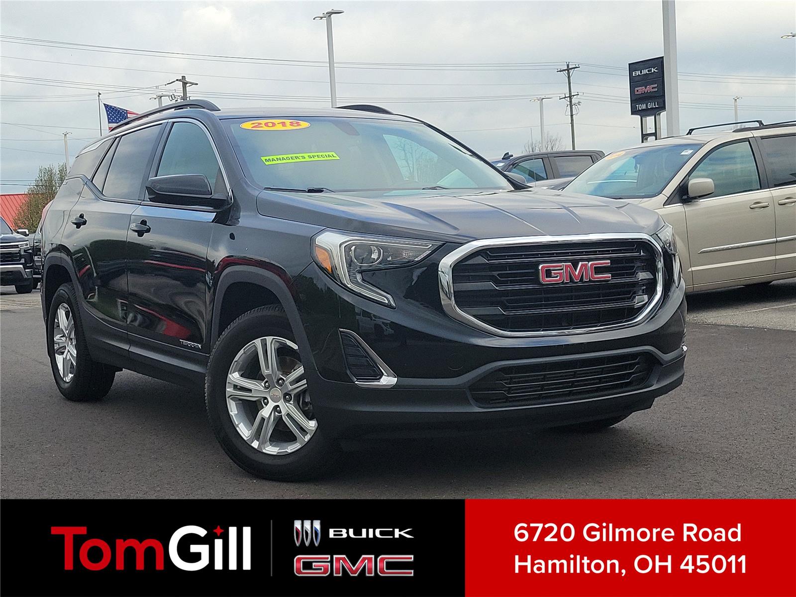 Black (Ebony Twilight Metallic) 2018 GMC Terrain SLE Diesel AWD SUV / Crossover Four-Wheel Drive 6-Speed Automatic