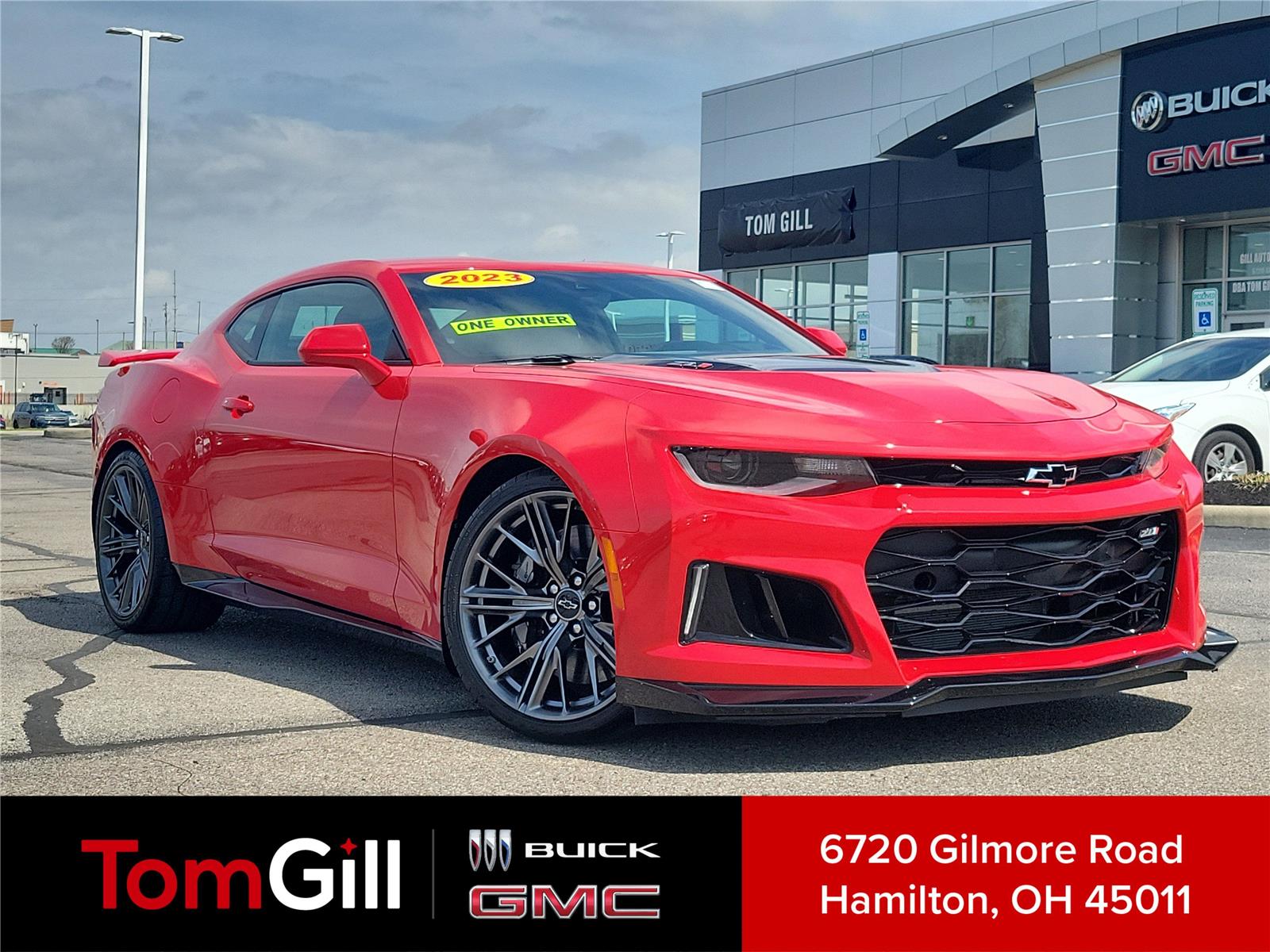 Red Hot 2023 Chevrolet Camaro ZL1 Coupe RWD Coupe Rear-Wheel Drive 6-Speed Manual