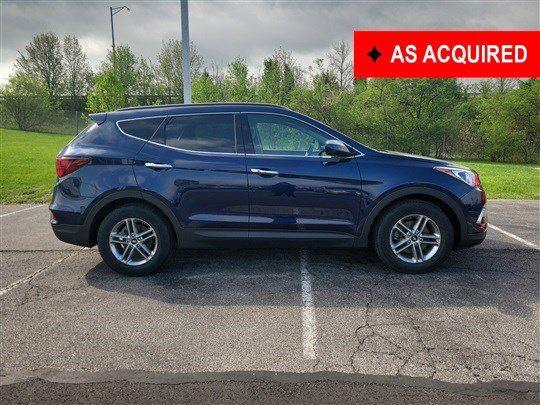 Nightfall Blue 2018 Hyundai Santa Fe Sport 2.4L AWD SUV / Crossover All-Wheel Drive Automatic