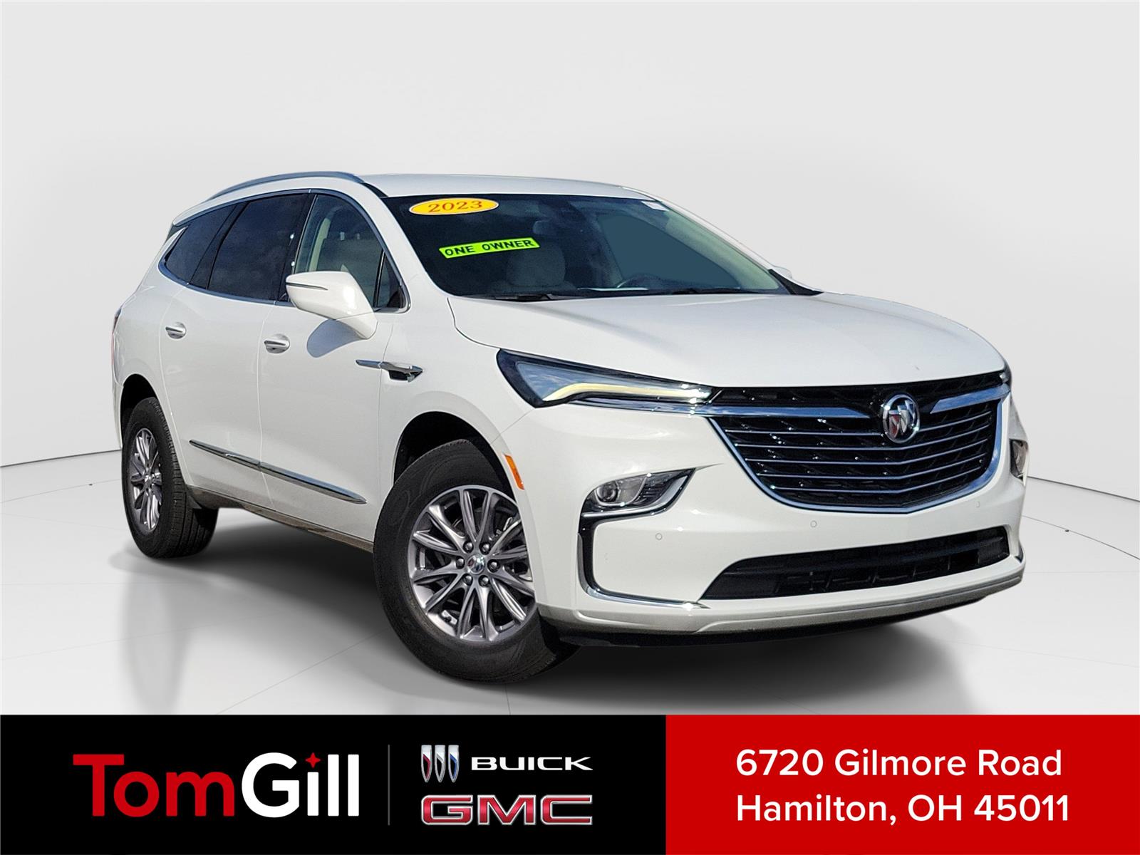Summit White 2023 Buick Enclave Essence FWD SUV / Crossover Front-Wheel Drive 9-Speed Automatic