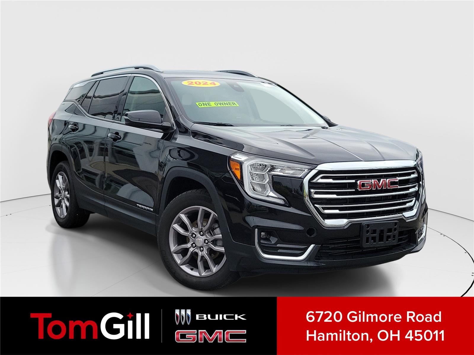 Black (Ebony Twilight Metallic) 2024 GMC Terrain SLT AWD SUV / Crossover All-Wheel Drive 9-Speed Automatic Overdrive