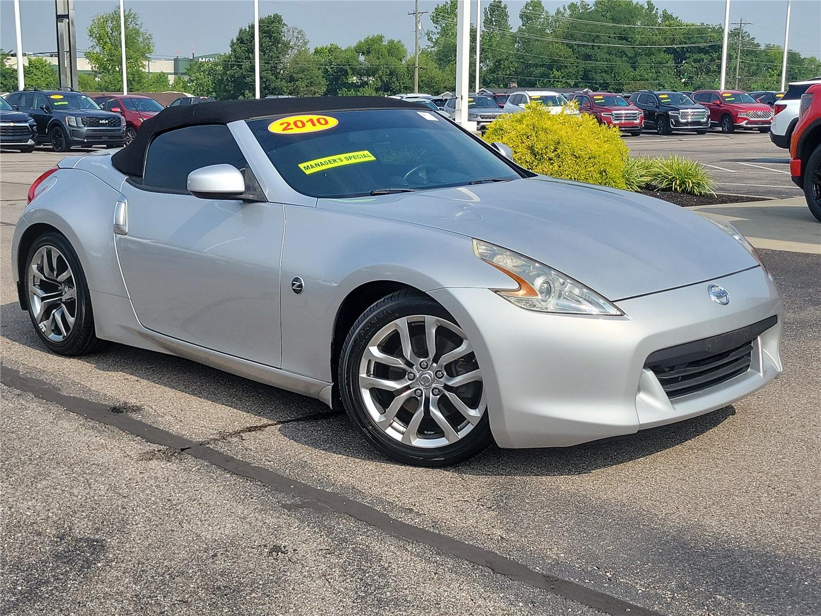 Brilliant Silver Metallic 2010 Nissan 370Z Convertible Rear-Wheel Drive Automatic