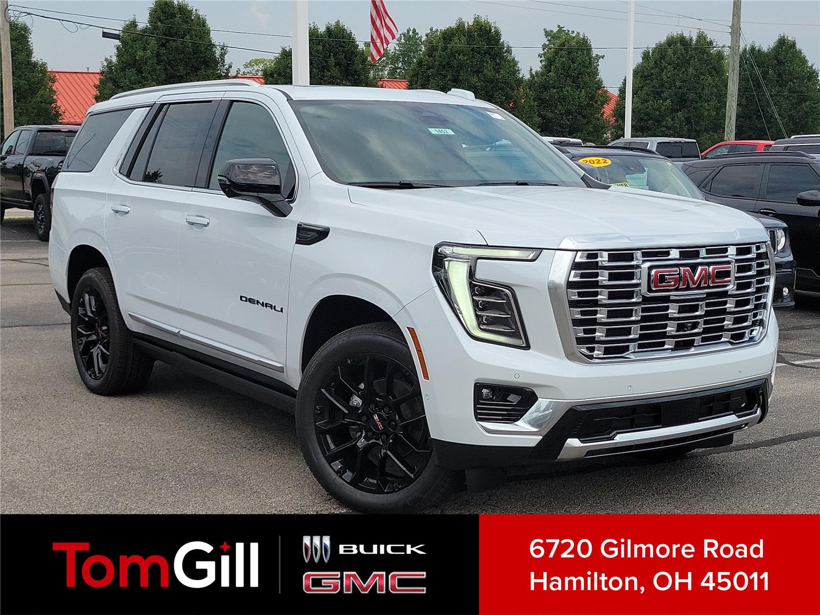 Glacier White Tricoat 2026 GMC Yukon SUV / Crossover Four-Wheel Drive Automatic