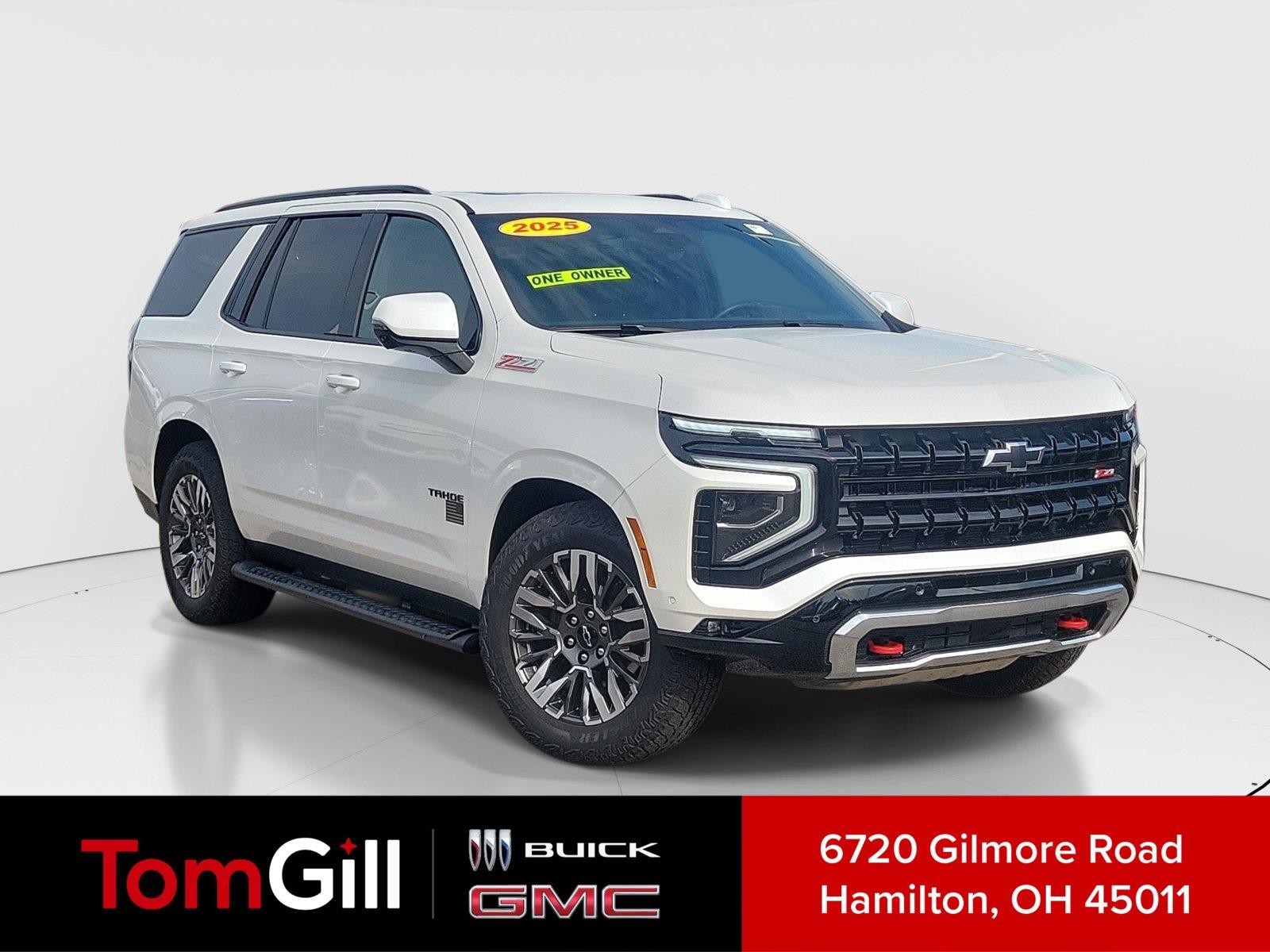 White (Iridescent Pearl Tricoat) 2025 Chevrolet Tahoe SUV / Crossover Four-Wheel Drive Automatic