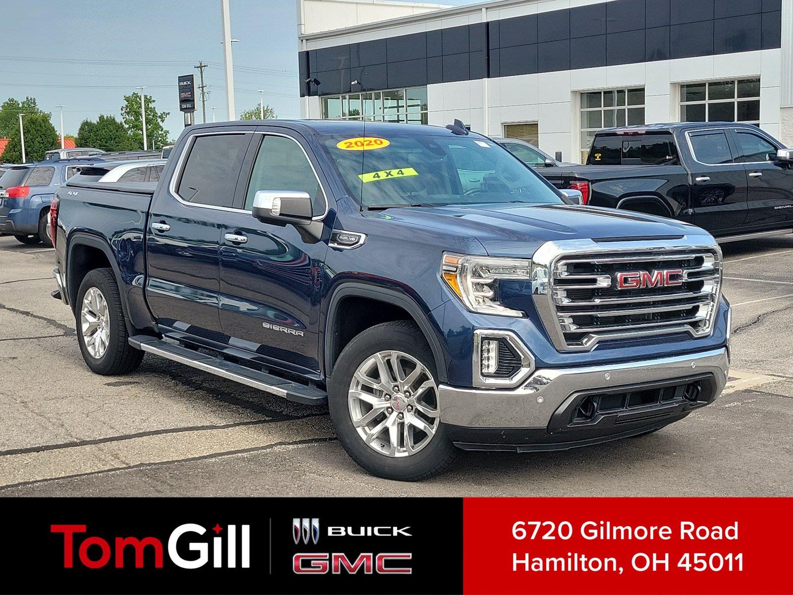 Pacific Blue Metallic 2020 GMC Sierra 1500 Pickup Truck Four-Wheel Drive Automatic