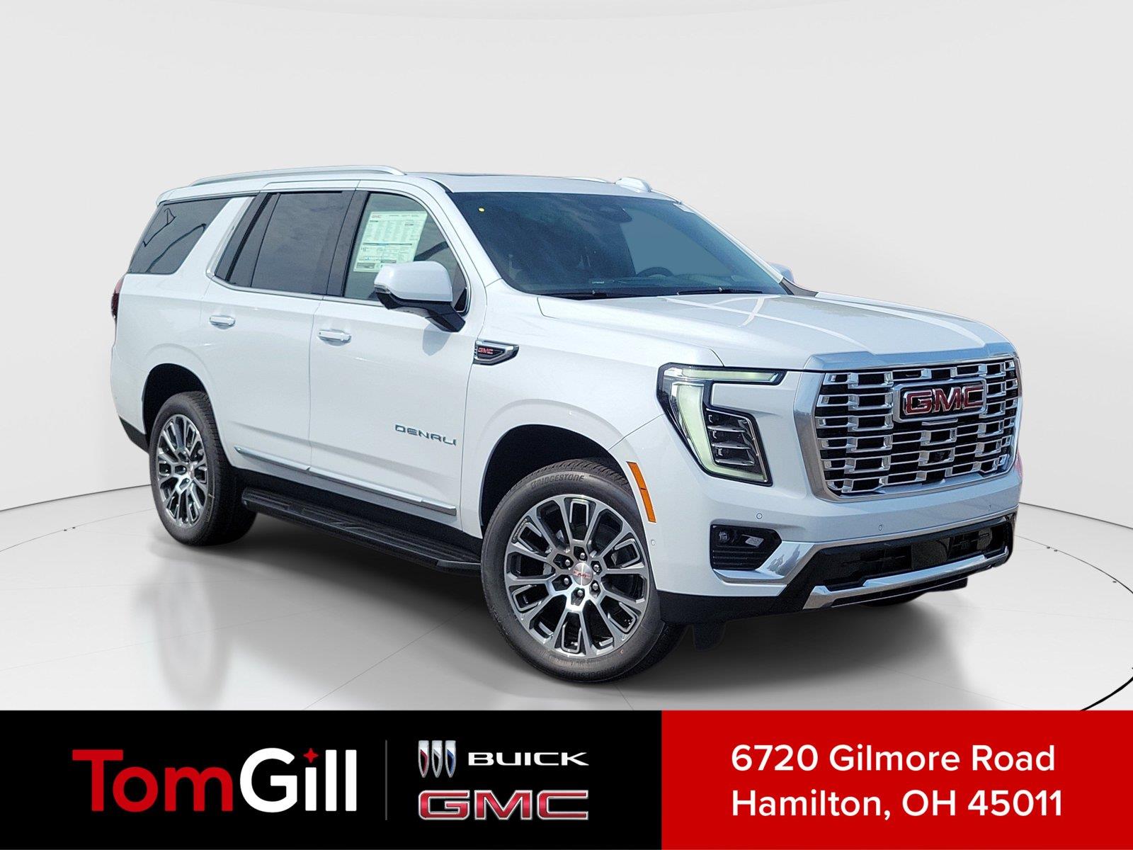 Glacier White Tricoat 2026 GMC Yukon SUV / Crossover Four-Wheel Drive Automatic