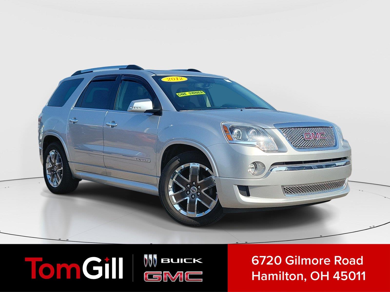 Quicksilver Metallic 2012 GMC Acadia SUV / Crossover All-Wheel Drive 6-Speed Automatic
