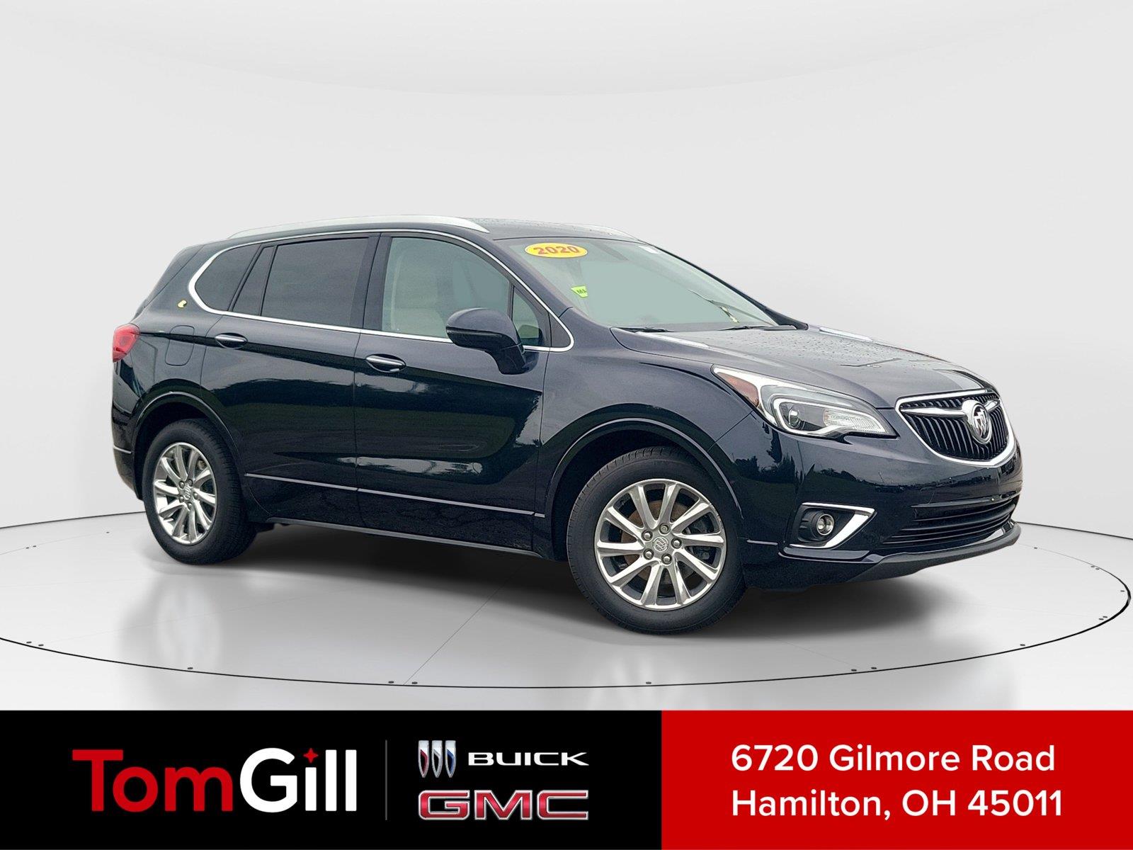 Dark Moon Blue Metallic 2020 Buick Envision SUV / Crossover Front-Wheel Drive 6-Speed Automatic