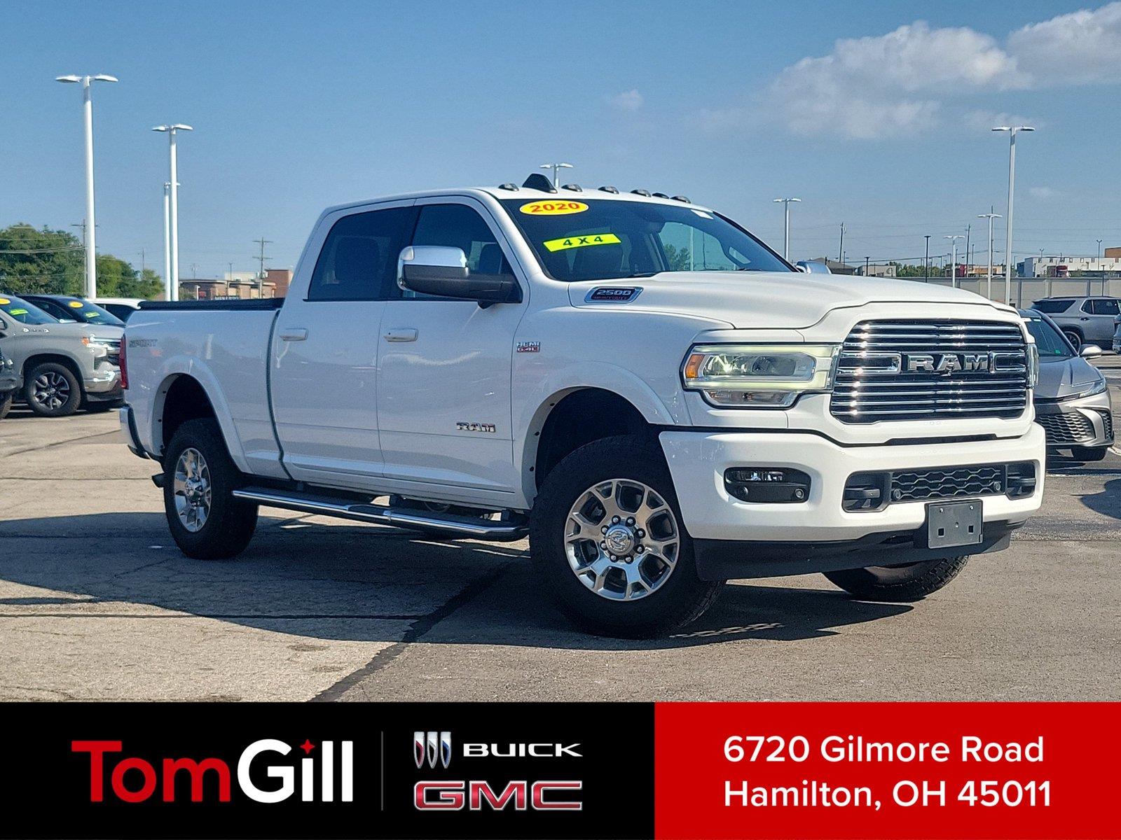 Bright White Clearcoat 2020 RAM 2500 Pickup Truck Four-Wheel Drive 8-Speed Automatic