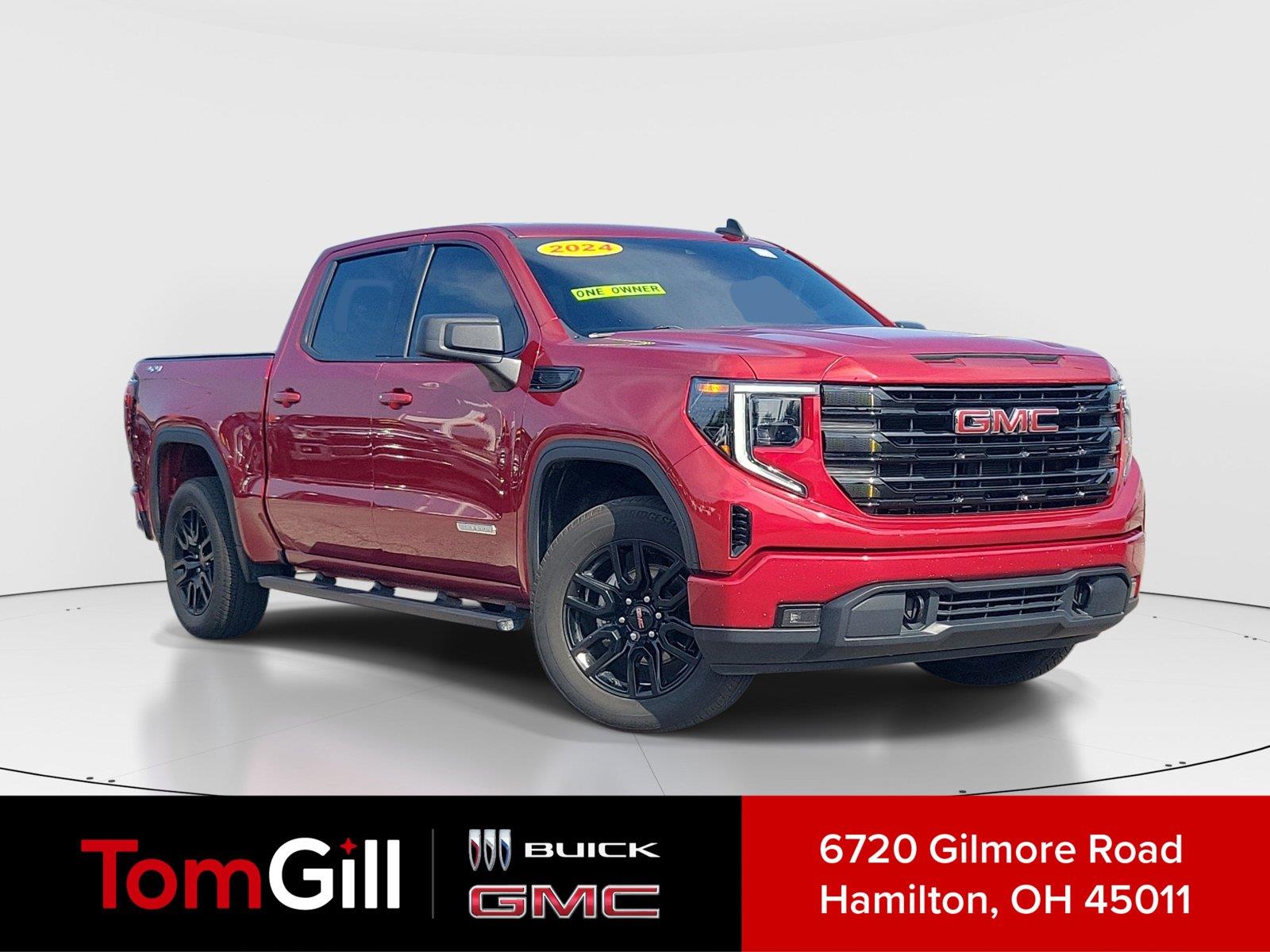 Volcanic Red Tintcoat 2024 GMC Sierra 1500 Pickup Truck Four-Wheel Drive 8-Speed Automatic