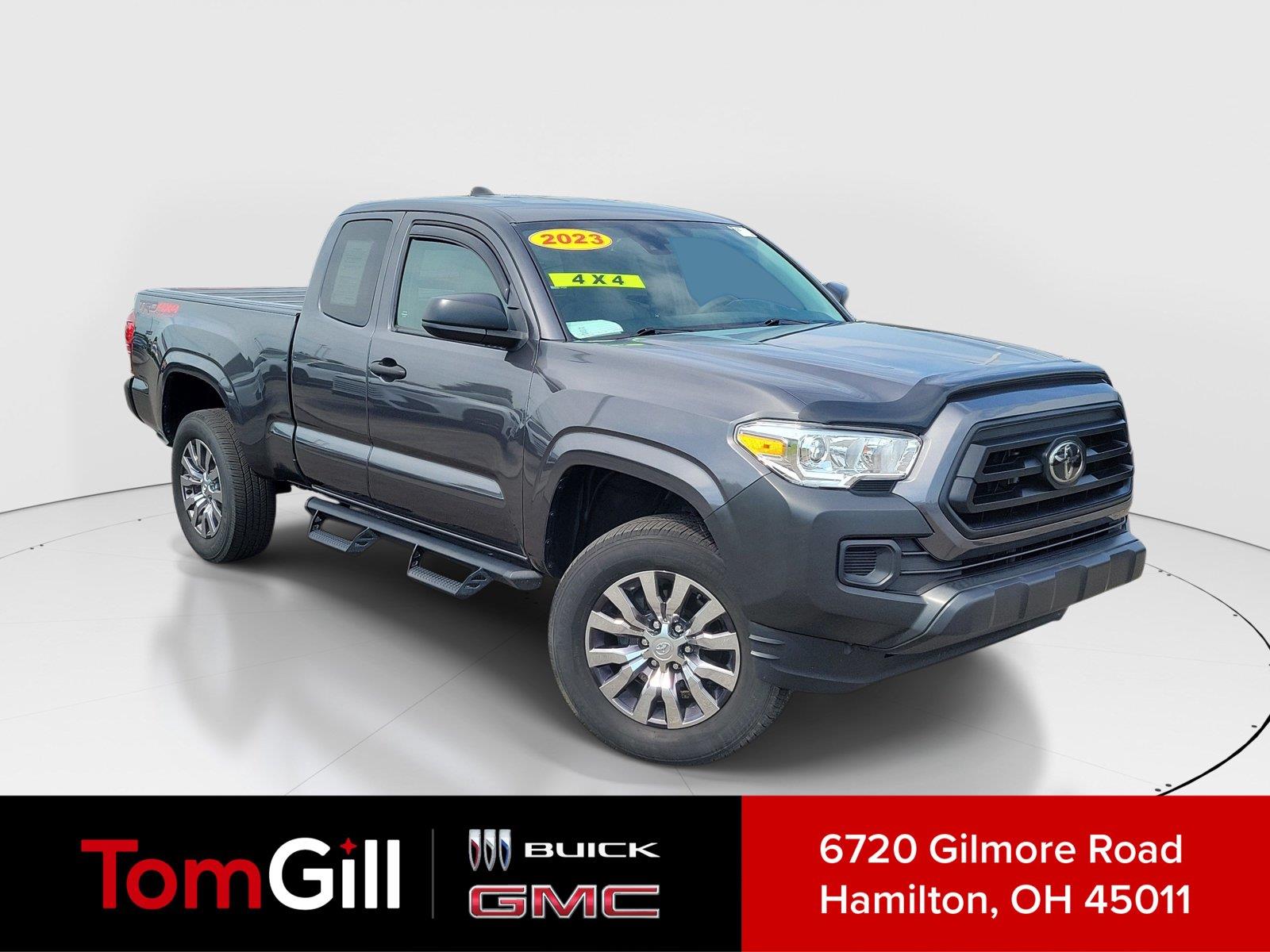 Magnetic Gray Metallic 2023 Toyota Tacoma Pickup Truck Four-Wheel Drive Automatic