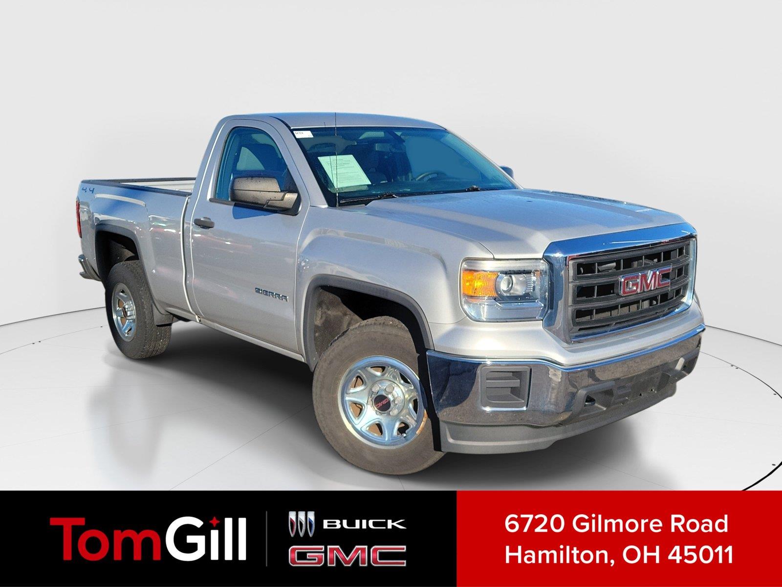 Quicksilver Metallic 2014 GMC Sierra 1500 Pickup Truck Four-Wheel Drive 6-Speed Automatic