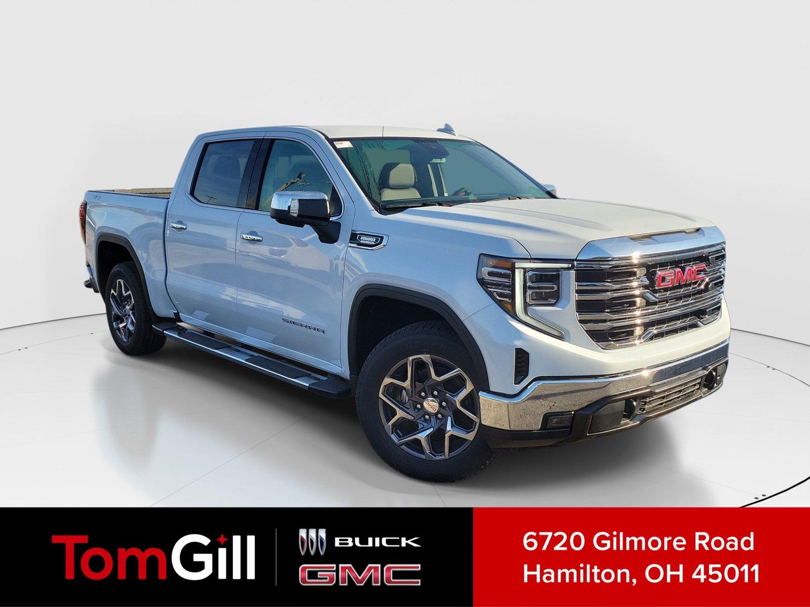 Glacier White Tricoat 2026 GMC Sierra 1500 Pickup Truck Four-Wheel Drive Automatic