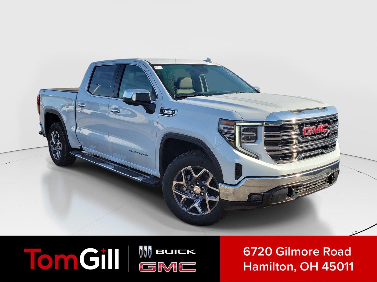 Glacier White Tricoat 2026 GMC Sierra 1500 Pickup Truck Four-Wheel Drive Automatic