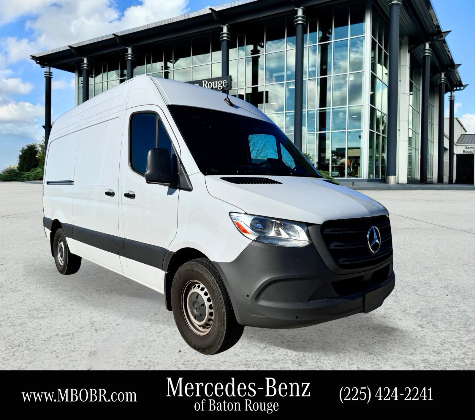 Arctic White 2025 Mercedes-Benz Sprinter Cargo 2500 144 RWD Van Rear-Wheel Drive Automatic