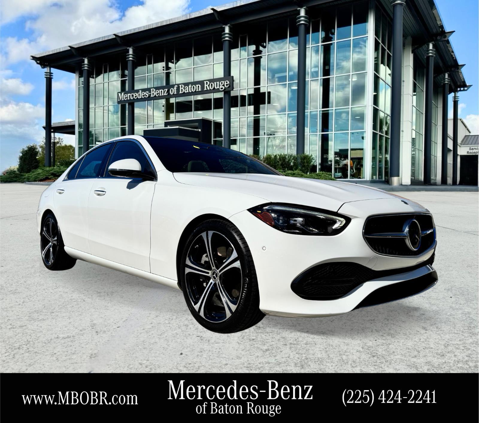 Polar White 2023 Mercedes-Benz C-Class C 300 RWD Sedan Rear-Wheel Drive Automatic