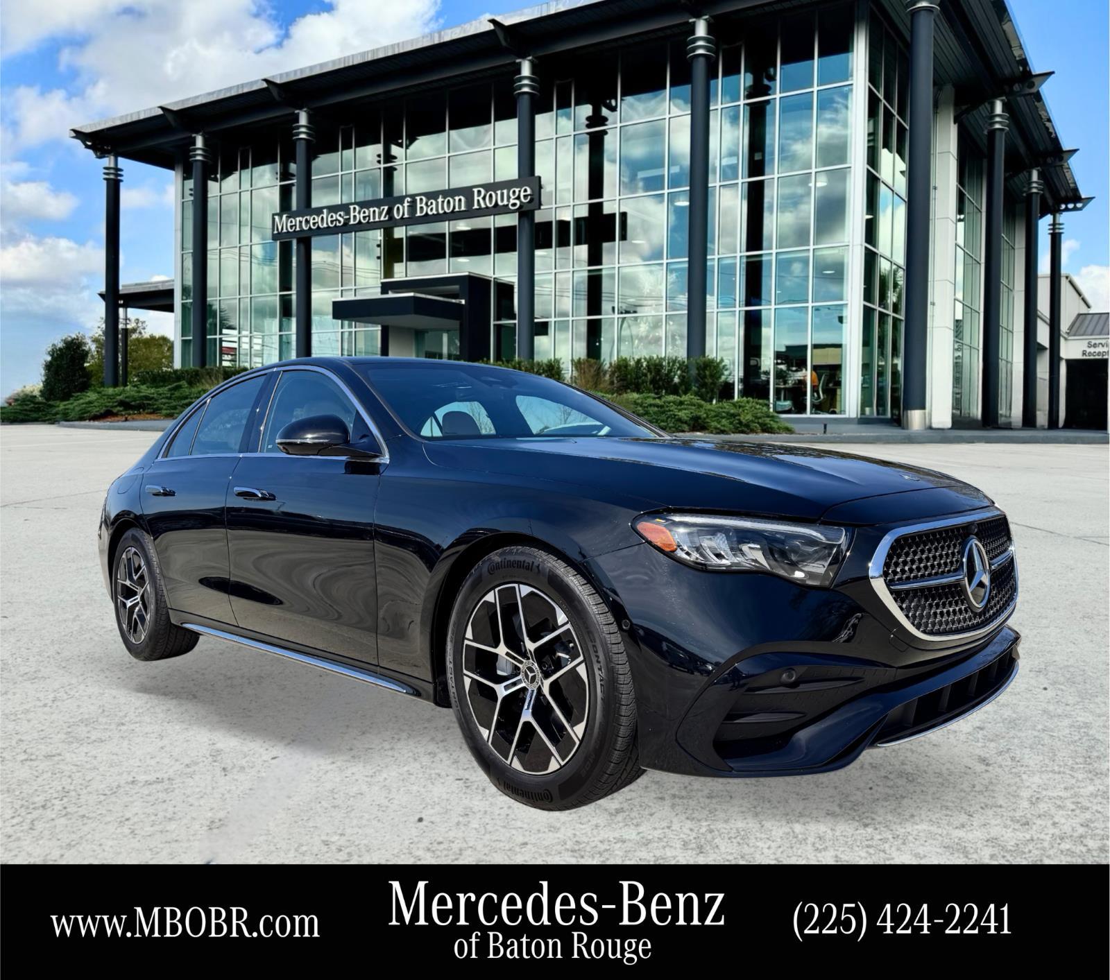 Black 2026 Mercedes-Benz E-Class E 350 RWD Sedan Rear-Wheel Drive Automatic