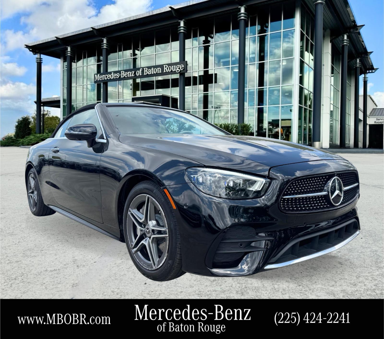 Black 2021 Mercedes-Benz E-Class E 450 Cabriolet RWD Convertible Rear-Wheel Drive