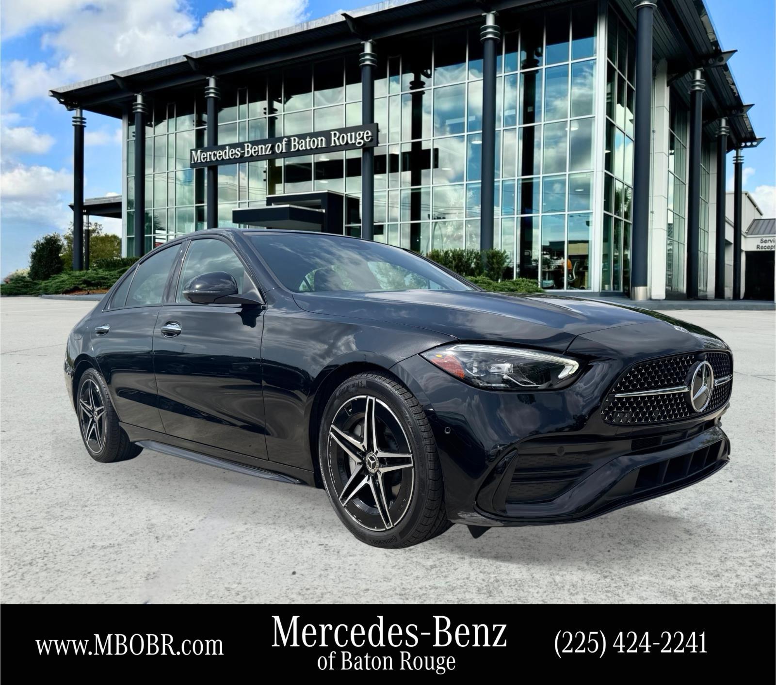 Black 2024 Mercedes-Benz C-Class C 300 4MATIC Sedan All-Wheel Drive Automatic