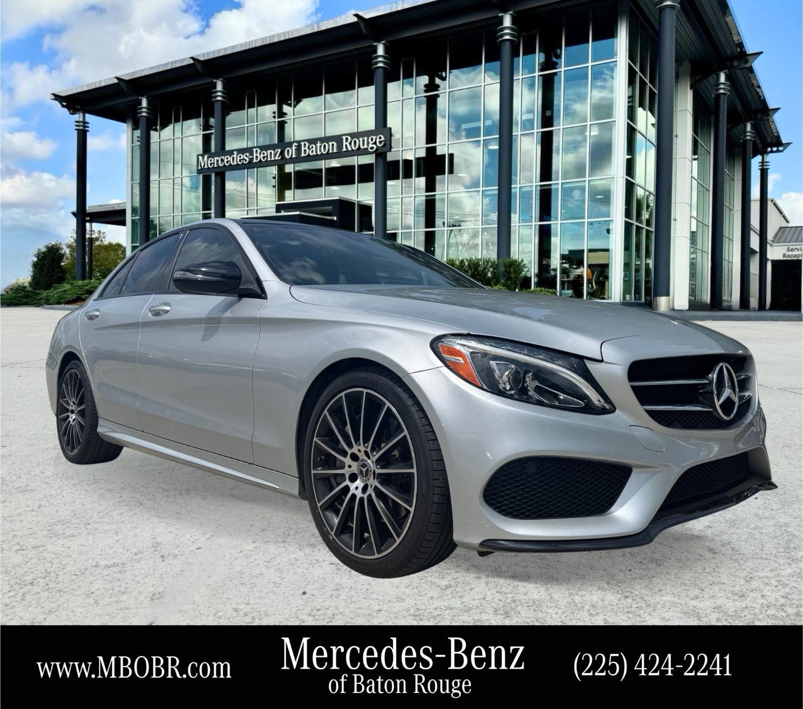 Iridium Silver Metallic 2018 Mercedes-Benz C-Class C 300 Sedan RWD Sedan Rear-Wheel Drive Automatic