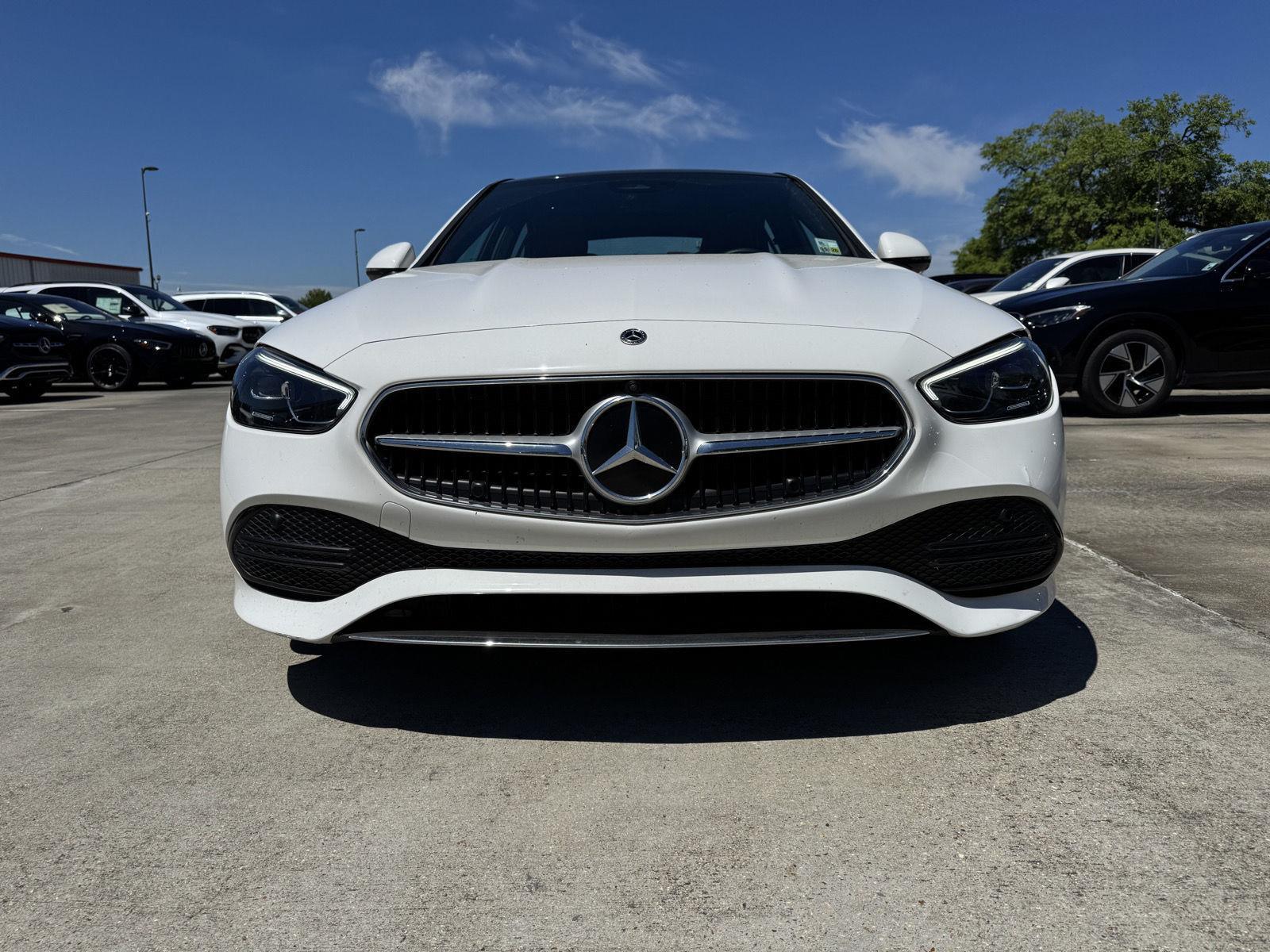 Polar White 2025 Mercedes-Benz C-Class C 300 RWD Sedan Rear-Wheel Drive Automatic