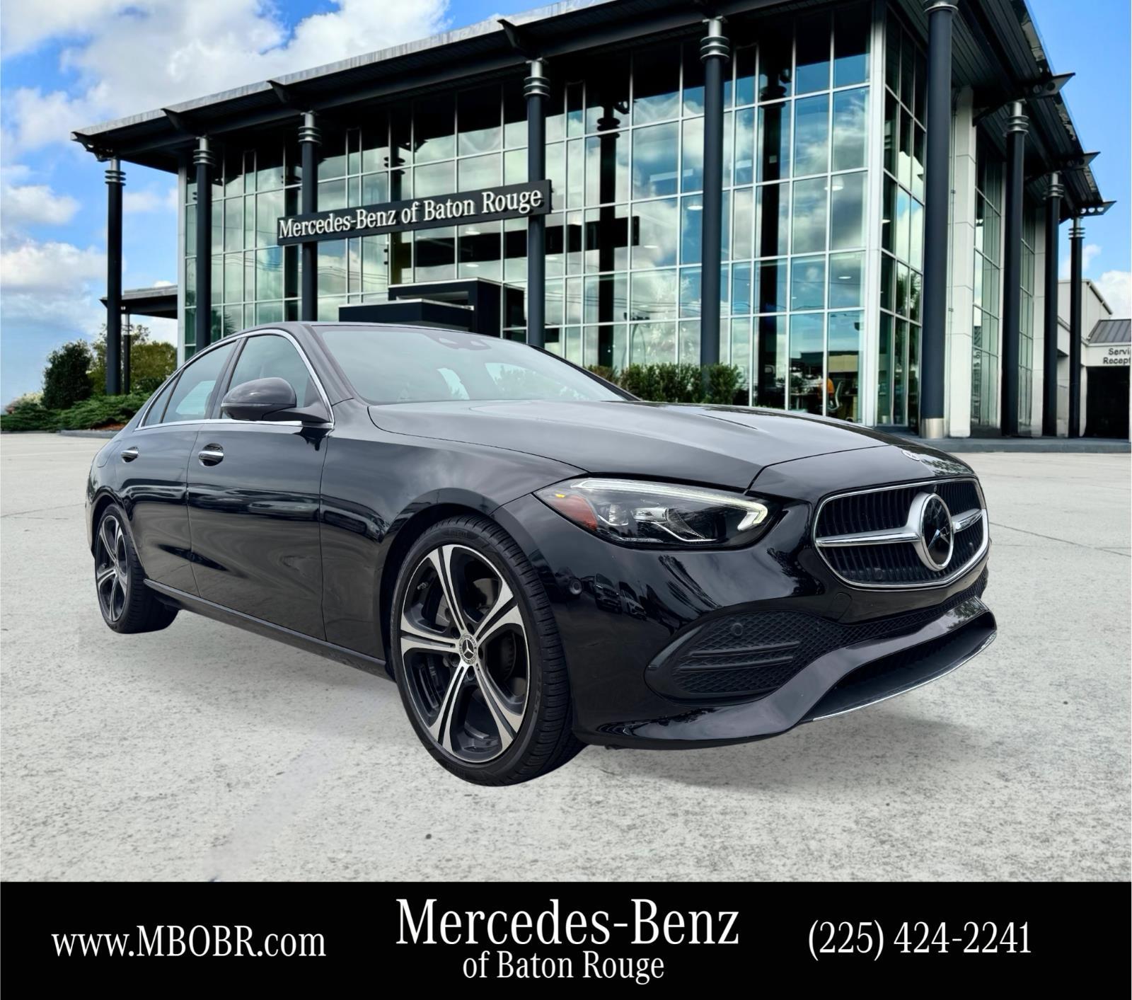Black 2023 Mercedes-Benz C-Class C 300 4MATIC Sedan All-Wheel Drive Automatic