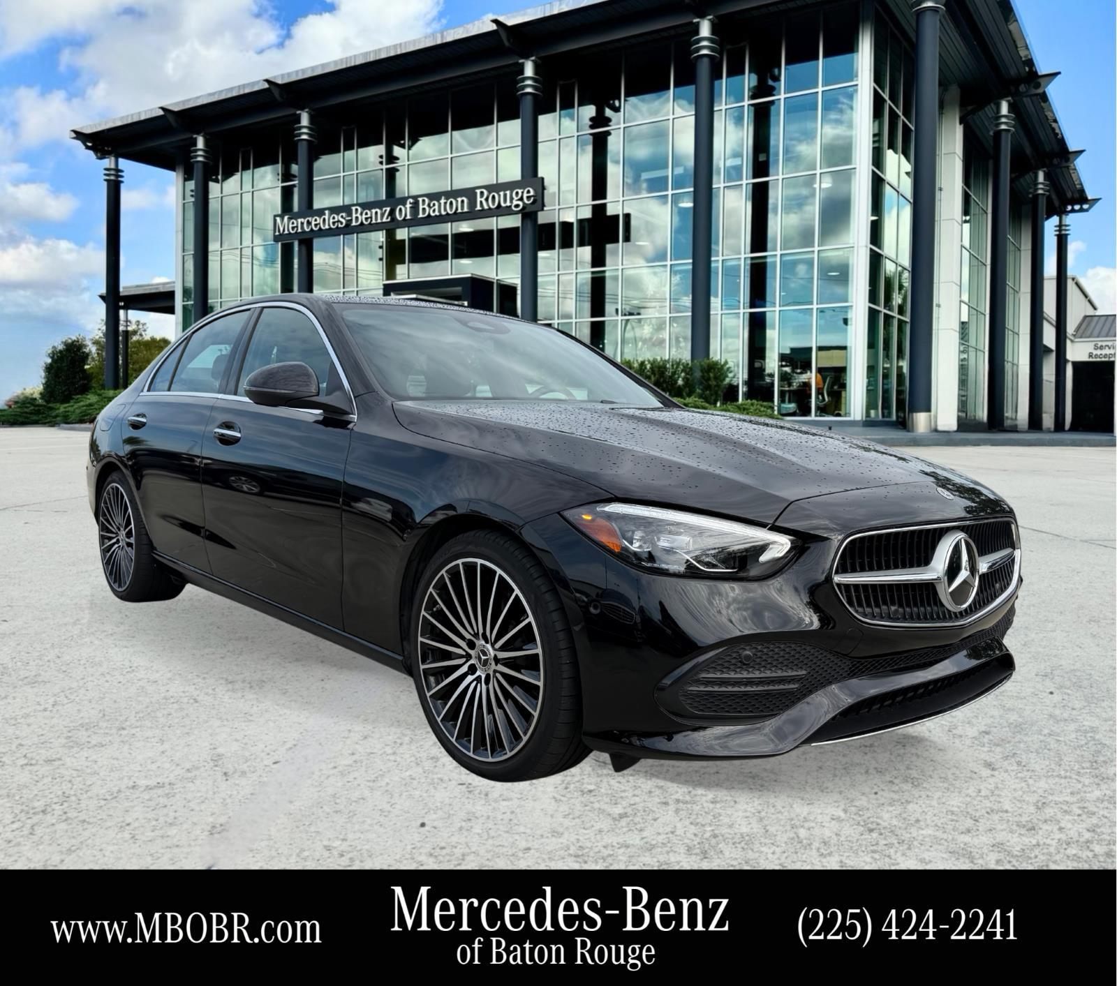 Black 2026 Mercedes-Benz C-Class Sedan Rear-Wheel Drive Automatic