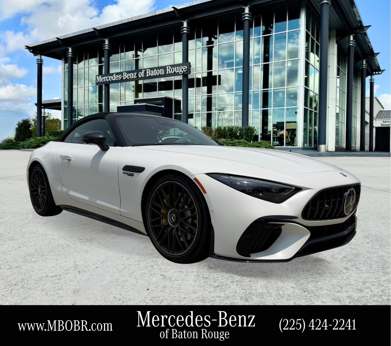 MANUFAKTUR Moonlight White Magno 2022 Mercedes-Benz SL-Class Convertible All-Wheel Drive Automatic