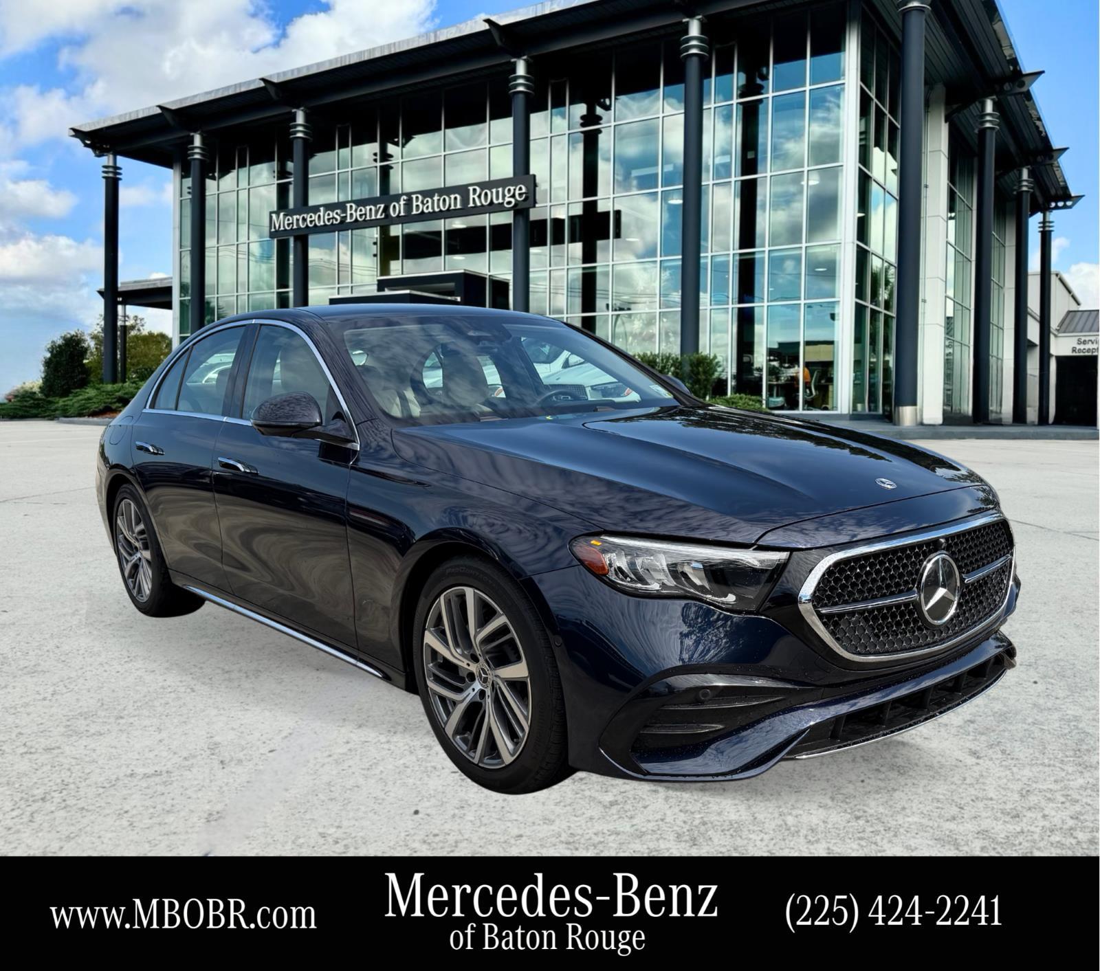 Nautical Blue Metallic 2026 Mercedes-Benz E-Class Sedan Rear-Wheel Drive Automatic