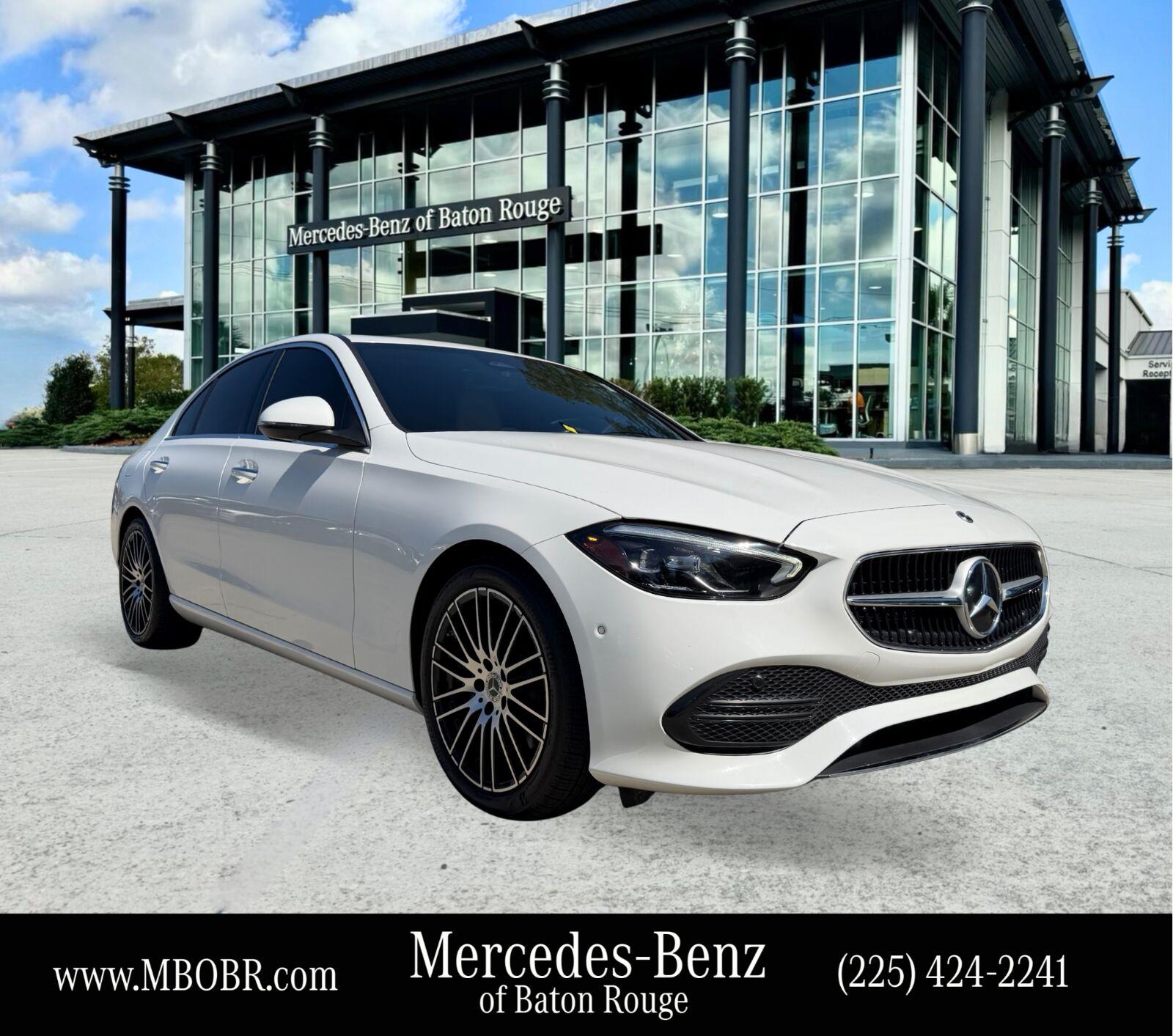 Polar White 2024 Mercedes-Benz C-Class Sedan All-Wheel Drive Automatic