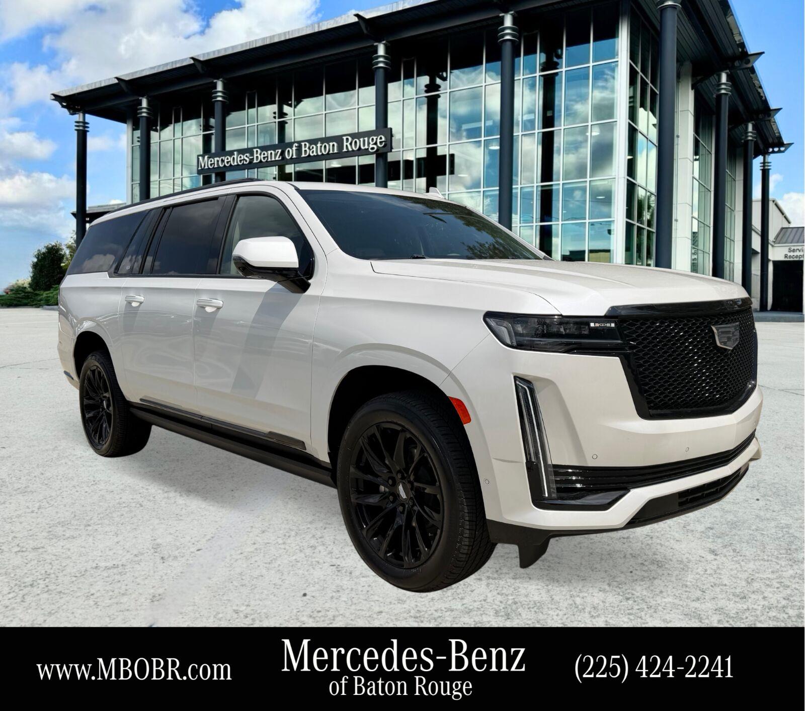 Crystal White Tricoat 2024 Cadillac Escalade ESV SUV / Crossover Four-Wheel Drive Automatic