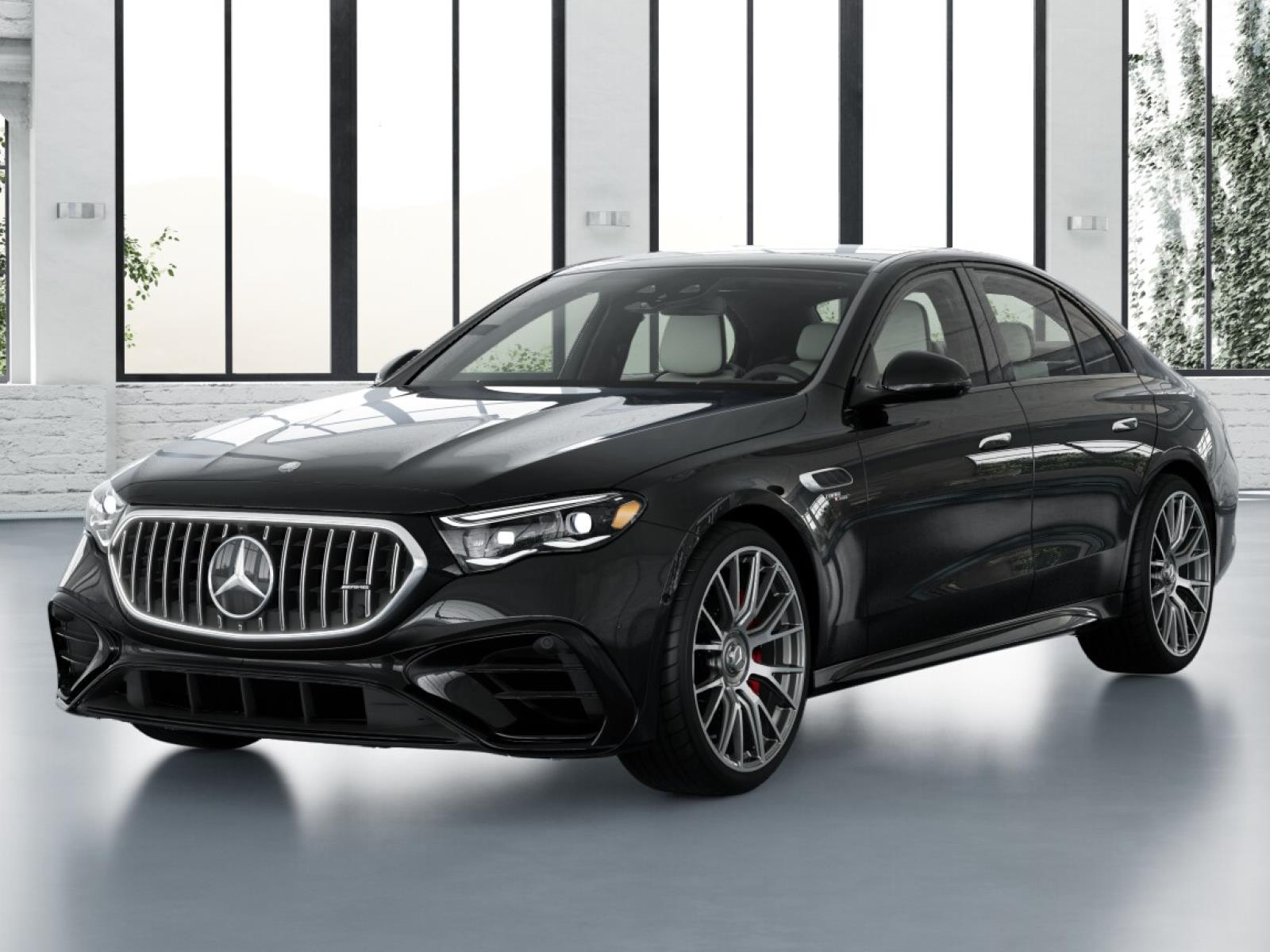 Obsidian Black Metallic 2026 Mercedes-Benz E-Class AMG E 53 Hybrid 4MATIC+ Sedan All-Wheel Drive Automatic