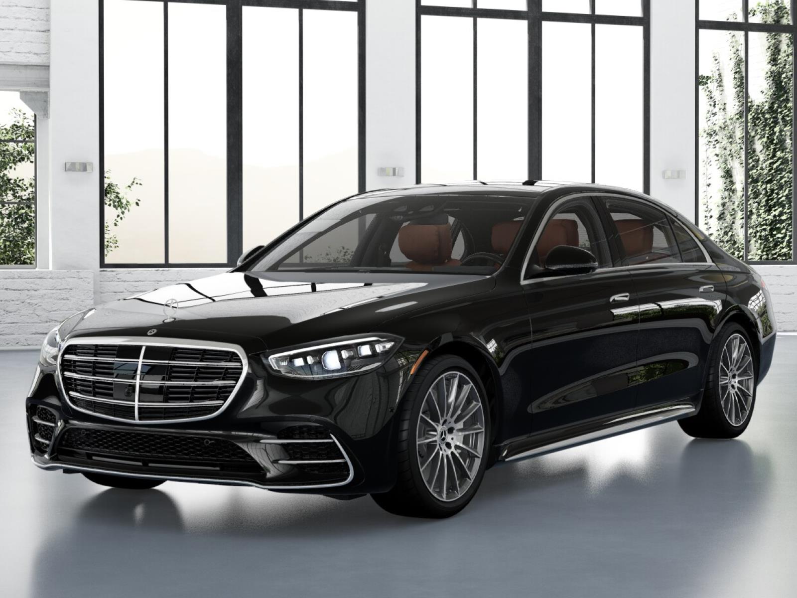 Obsidian Black Metallic 2026 Mercedes-Benz S-Class S 500 4MATIC Sedan All-Wheel Drive Automatic