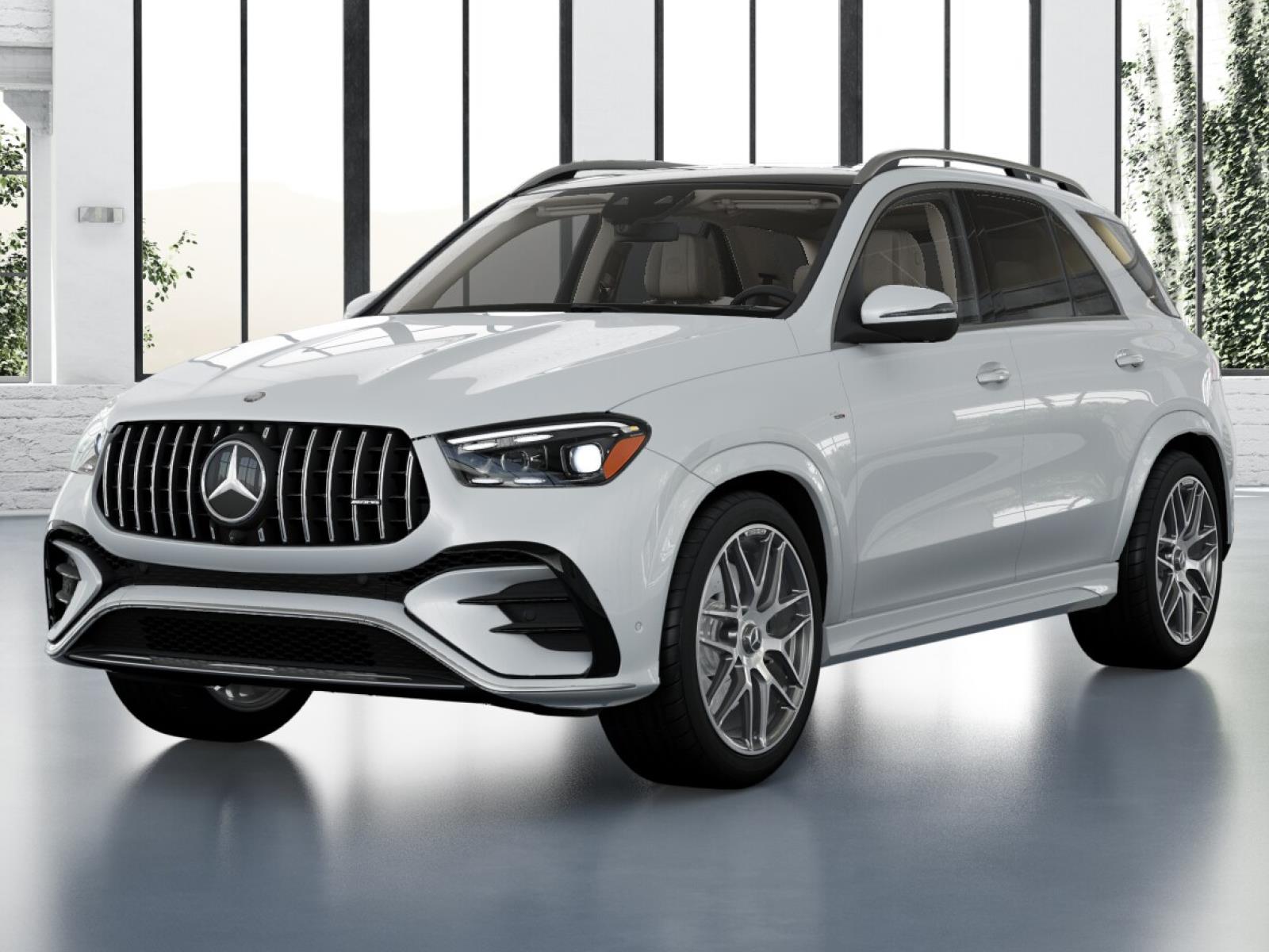 MANUFAKTUR Moonlight White Metallic 2026 Mercedes-Benz GLE AMG GLE 53 4MATIC+ SUV / Crossover All-Wheel Drive