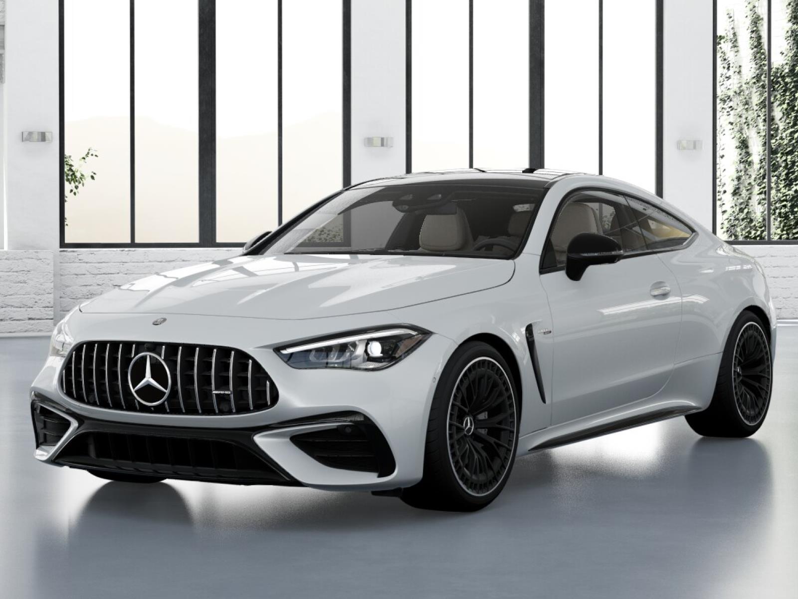 MANUFAKTUR Moonlight White Metallic 2026 Mercedes-Benz CLE Coupe All-Wheel Drive Automatic