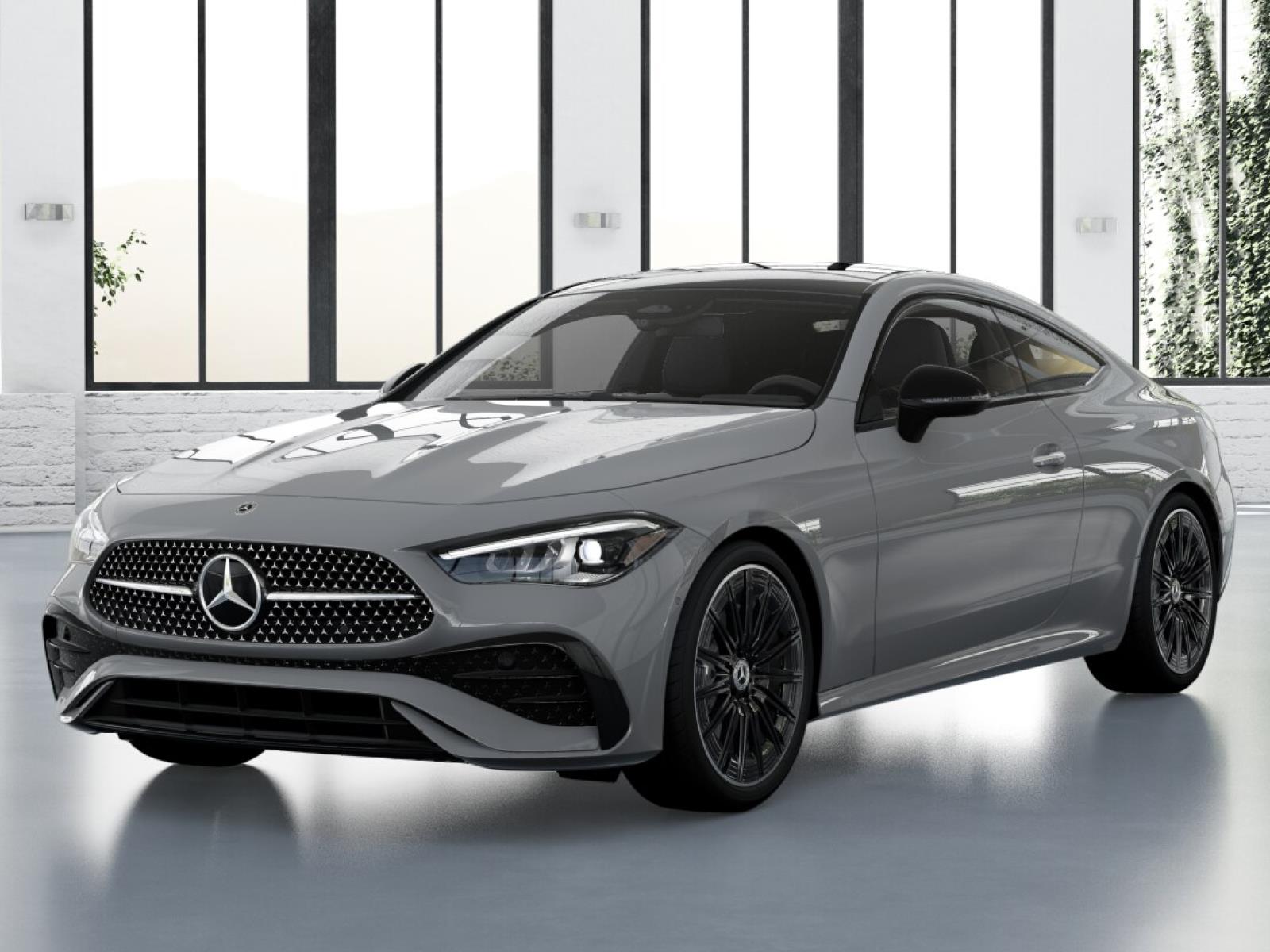 Gray (MANUFAKTUR Alpine Grey Metallic) 2026 Mercedes-Benz CLE Coupe All-Wheel Drive Automatic