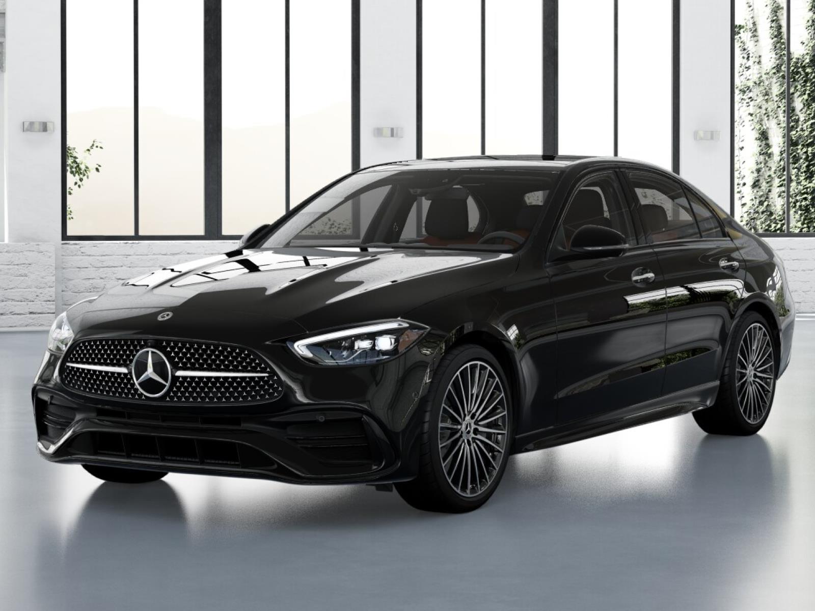 Black 2026 Mercedes-Benz C-Class Sedan Rear-Wheel Drive Automatic