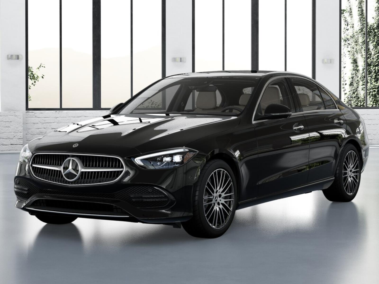 Black 2026 Mercedes-Benz C-Class Sedan Rear-Wheel Drive Automatic
