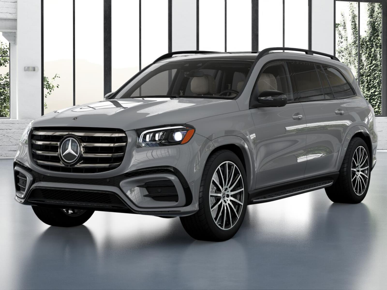 Gray (MANUFAKTUR Alpine Grey) 2026 Mercedes-Benz GLS SUV / Crossover All-Wheel Drive Automatic