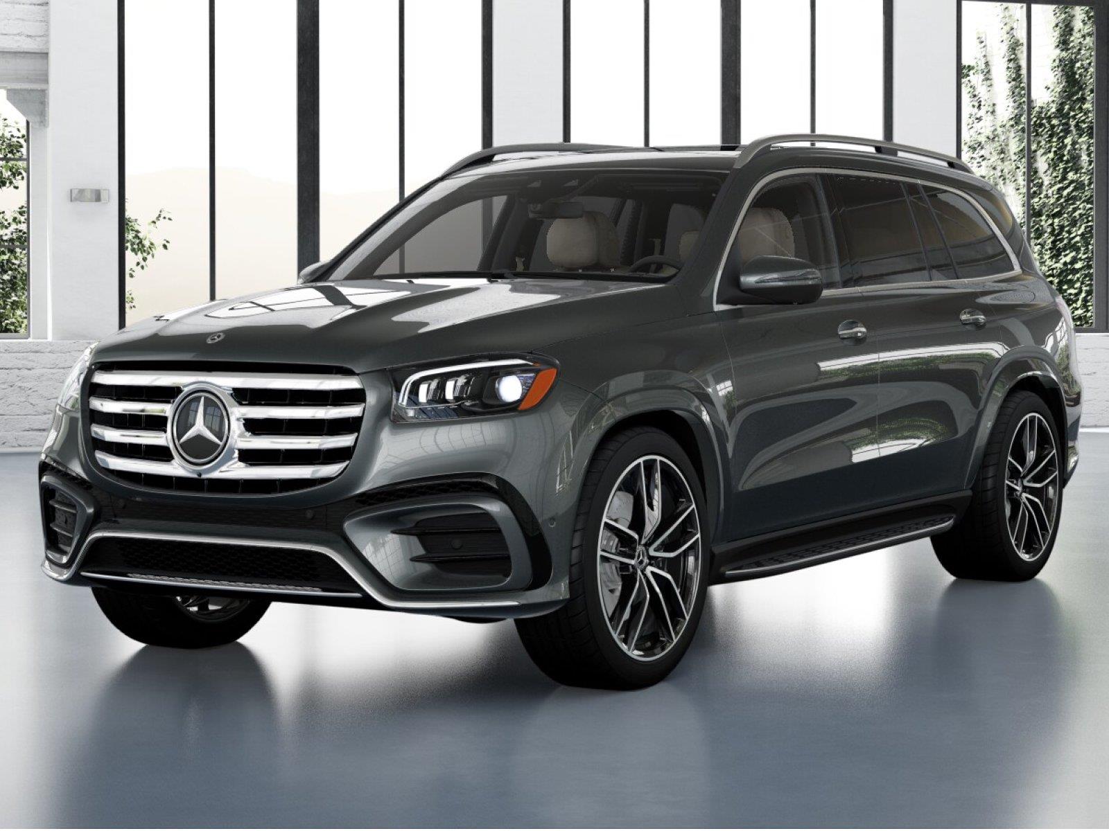 Gray (Selenite Grey Metallic) 2026 Mercedes-Benz GLS SUV / Crossover All-Wheel Drive Automatic