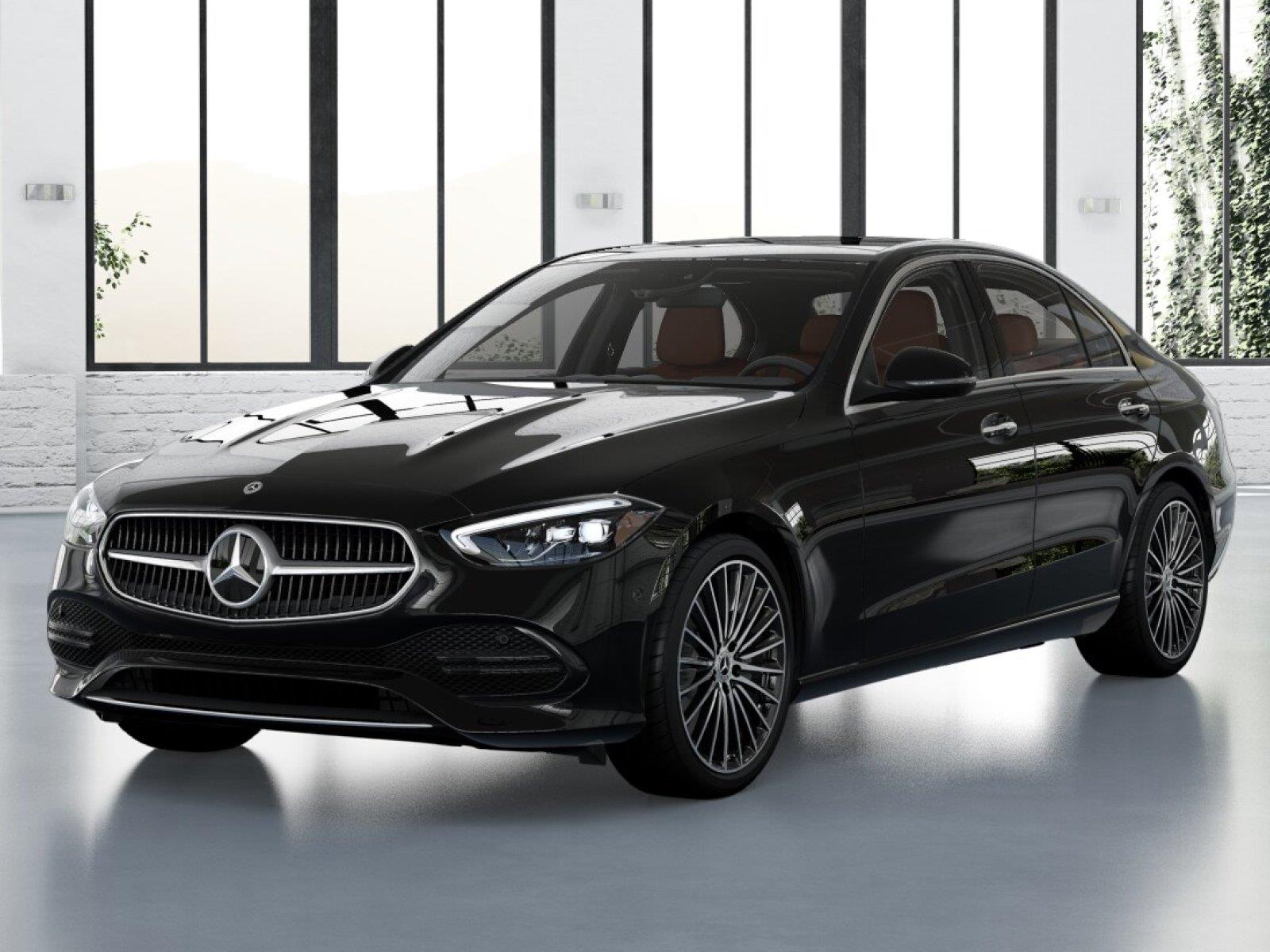 Black 2026 Mercedes-Benz C-Class Sedan Rear-Wheel Drive Automatic