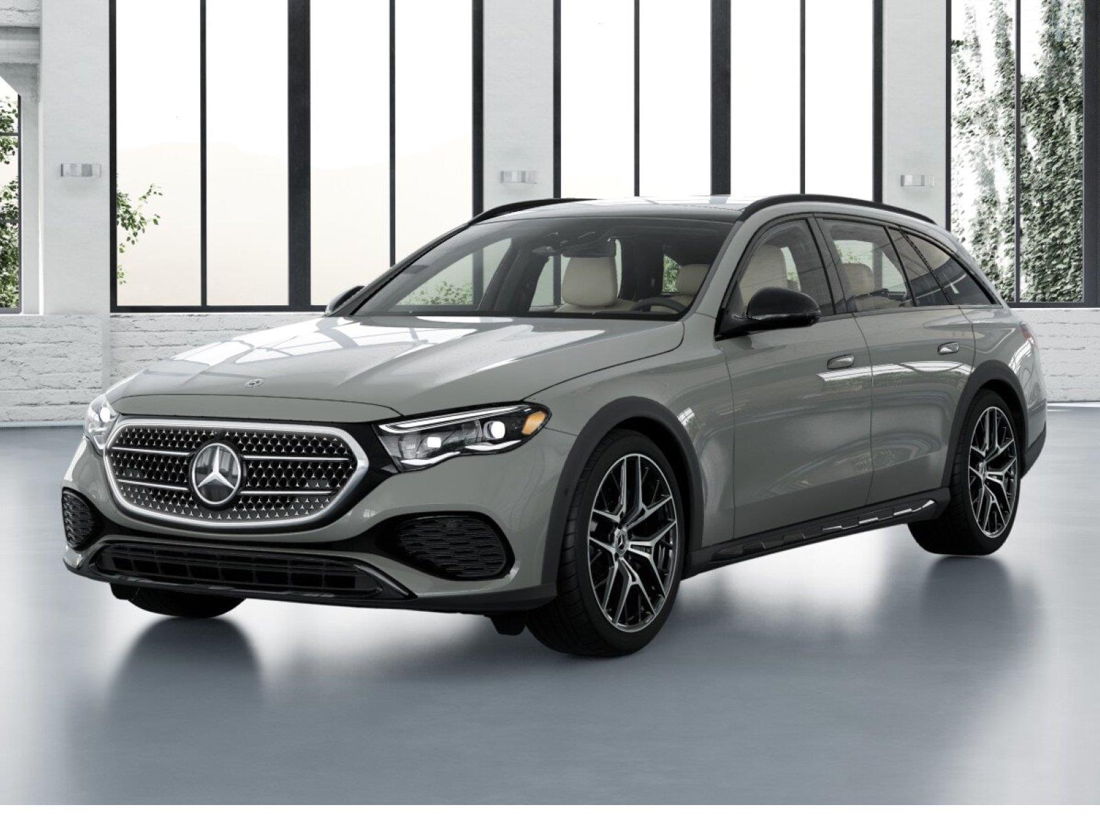 Gray (MANUFAKTUR Alpine Grey) 2027 Mercedes-Benz E-Class All-Terrain Wagon All-Wheel Drive Automatic