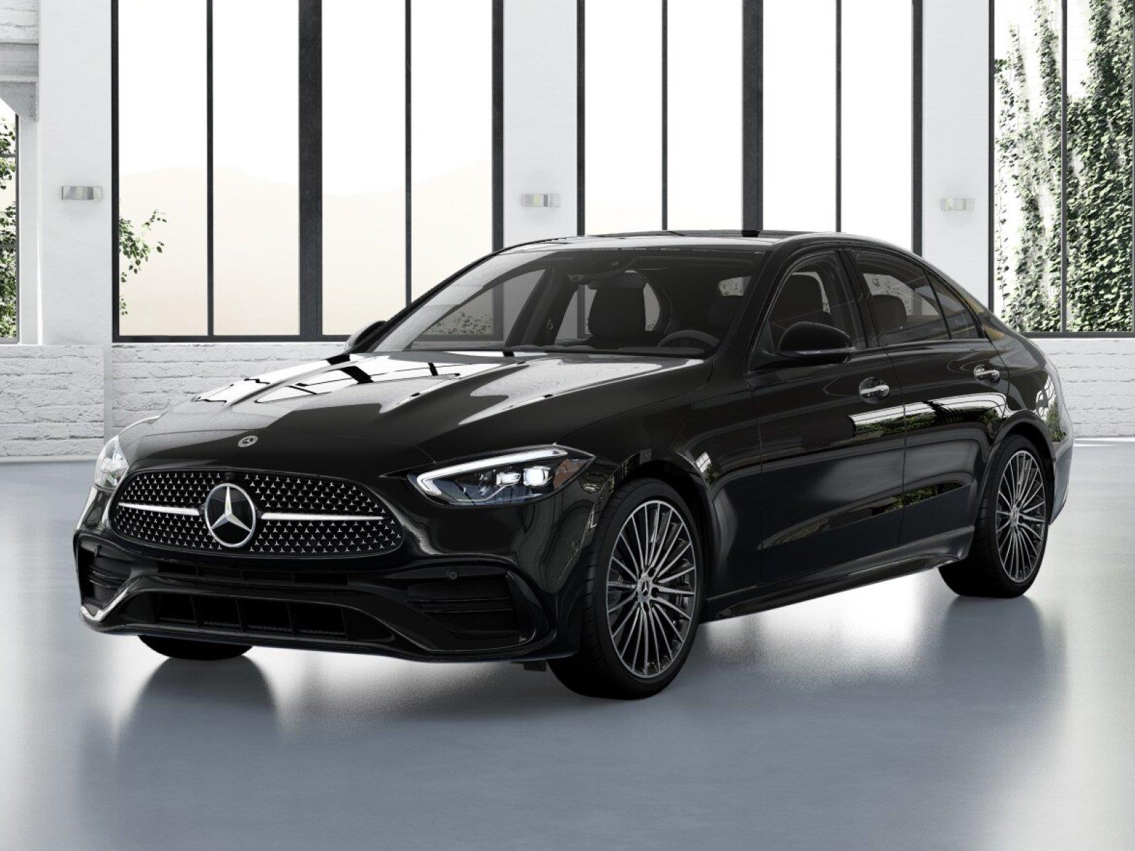 Black 2026 Mercedes-Benz C-Class Sedan Rear-Wheel Drive Automatic