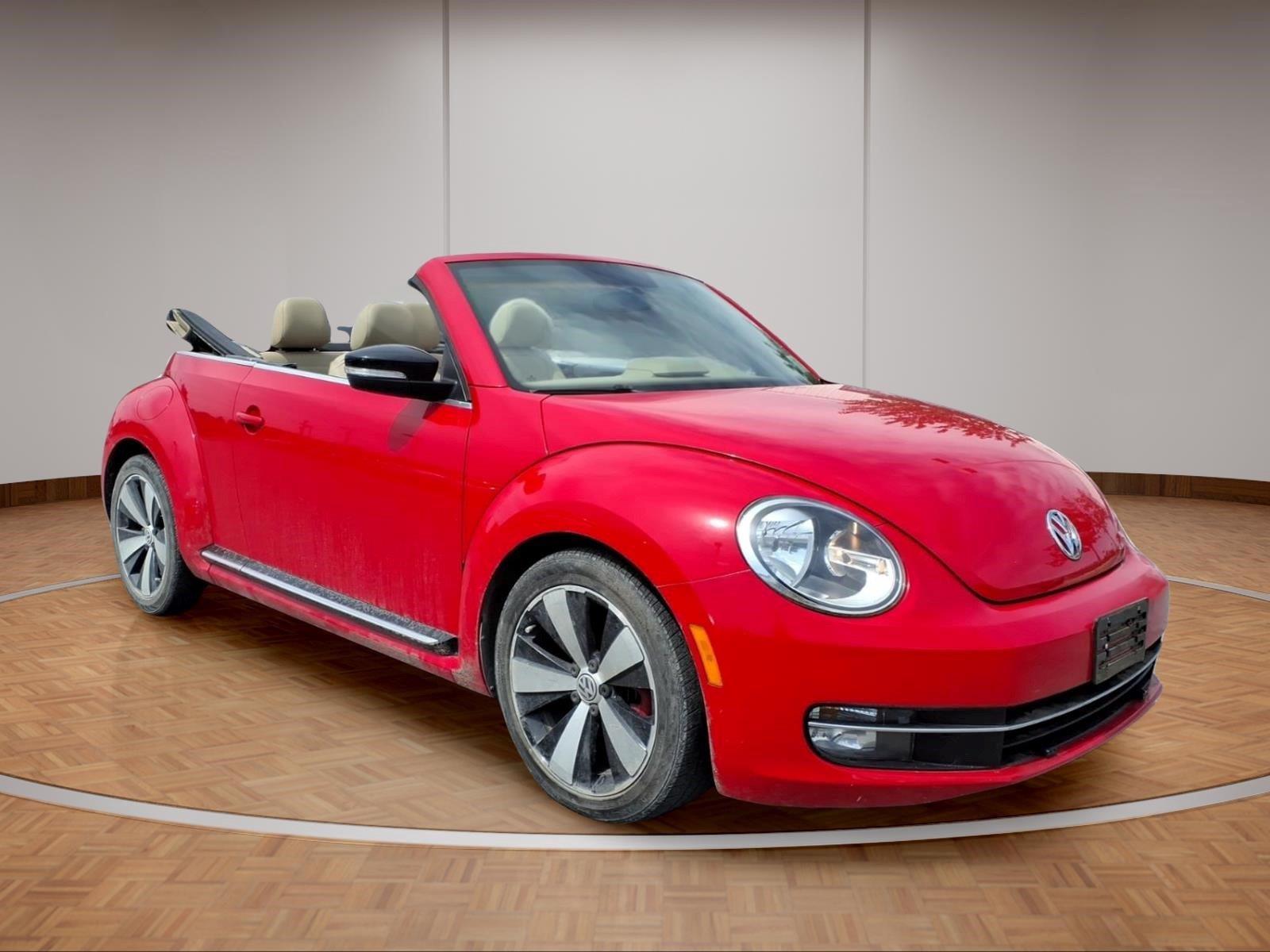 Tornado Red/Black Roof 2013 Volkswagen Beetle Convertible Front-Wheel Drive Automatic