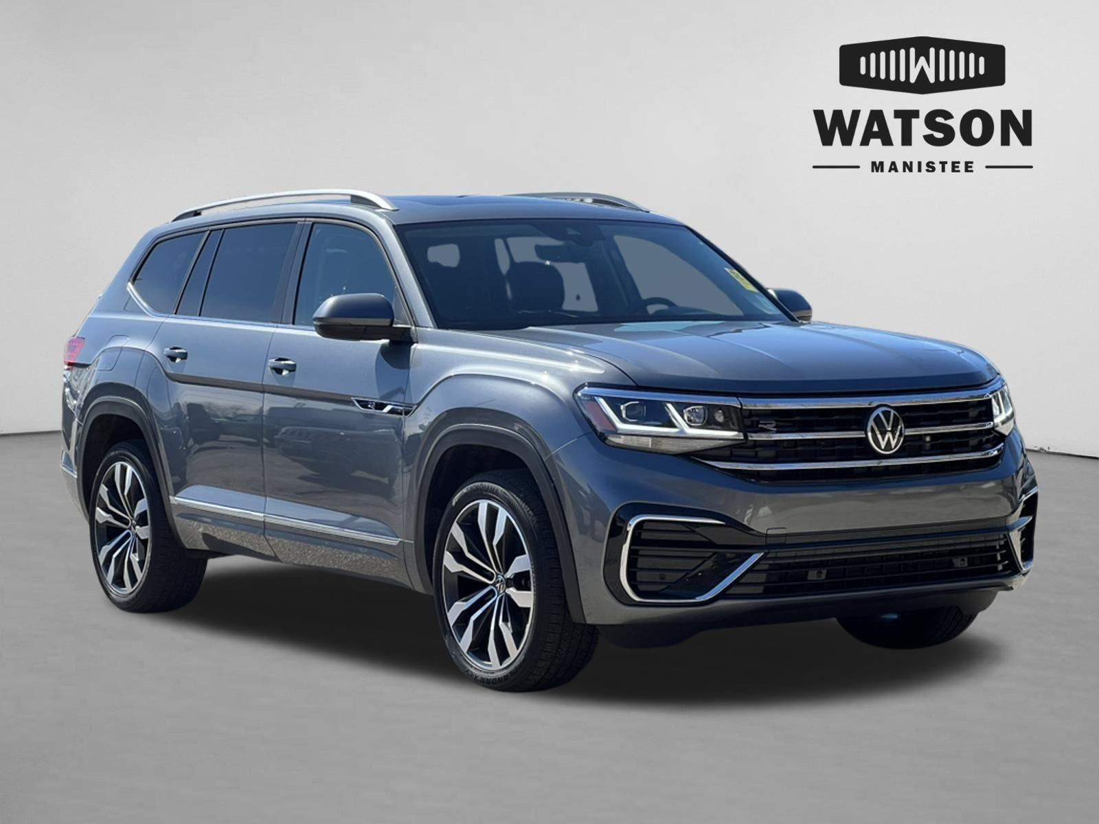 Platinum Gray Metallic 2021 Volkswagen Atlas V6 SEL R-Line 4Motion SUV / Crossover All-Wheel Drive Automatic