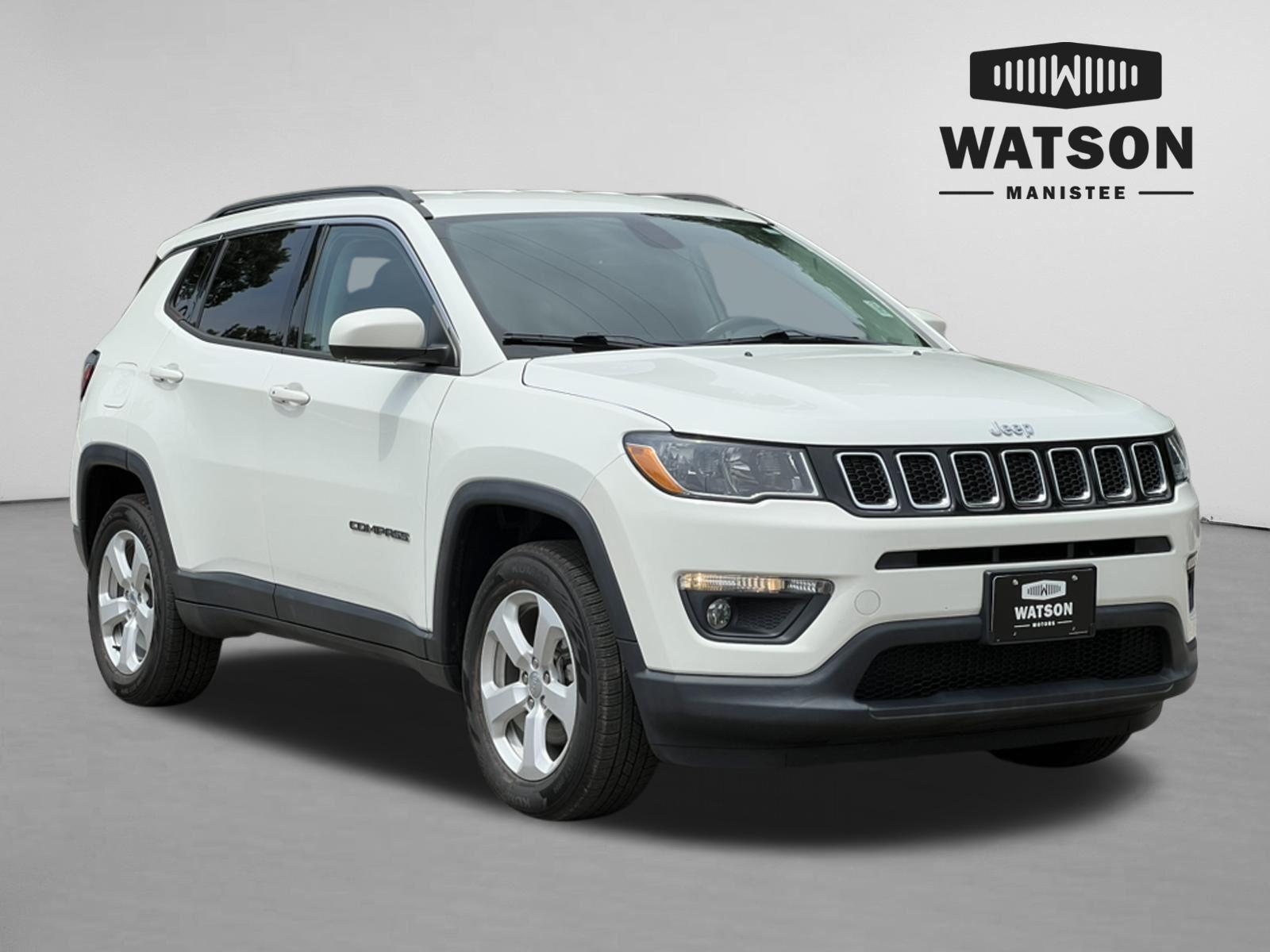 White Clearcoat 2020 Jeep Compass SUV / Crossover Four-Wheel Drive 9-Speed Automatic