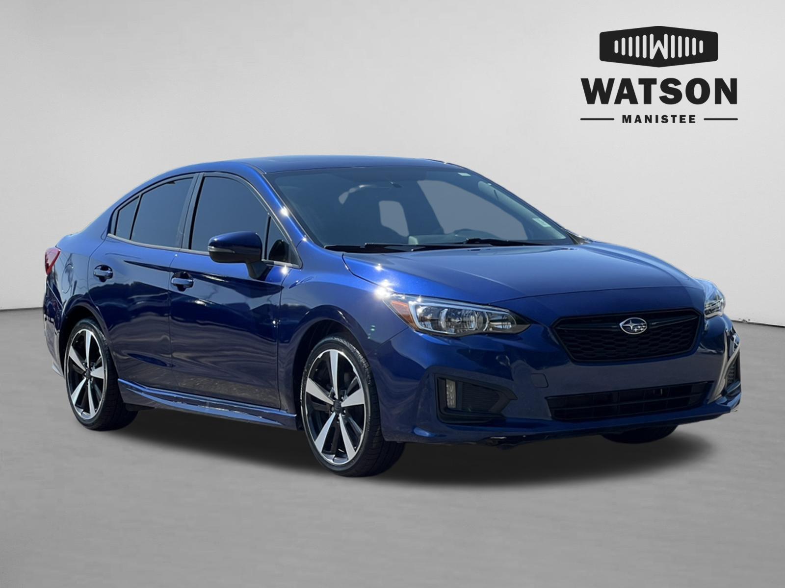 Lapis Blue Pearl 2018 Subaru Impreza Sedan All-Wheel Drive Manual