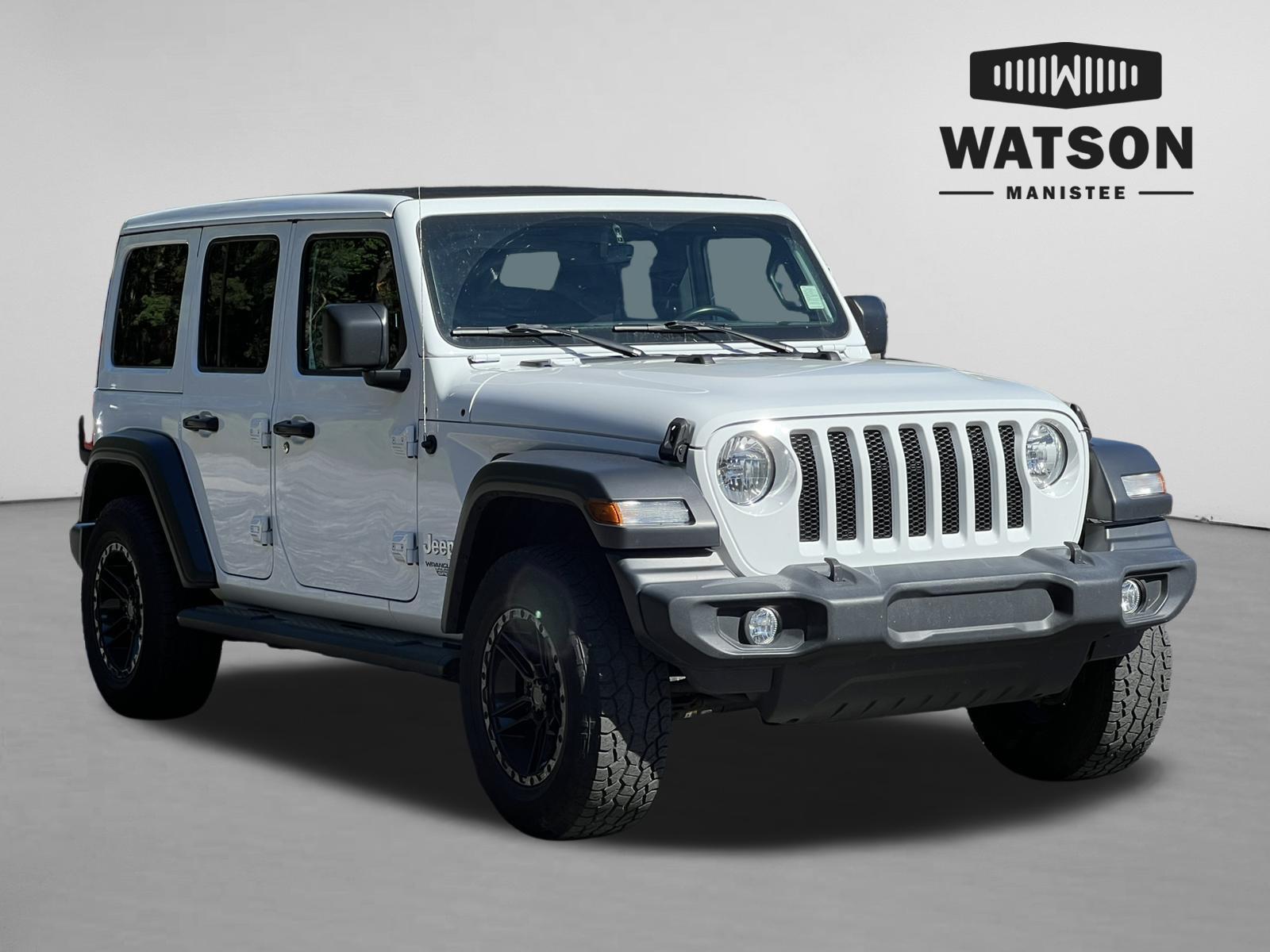 Bright White Clearcoat 2021 Jeep Wrangler SUV / Crossover Four-Wheel Drive 8-Speed Automatic