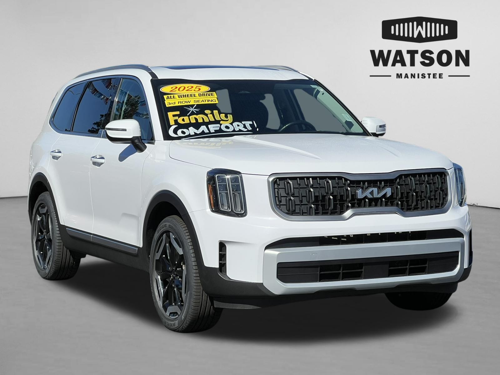 Glacial White Pearl 2025 Kia Telluride SUV / Crossover All-Wheel Drive Automatic